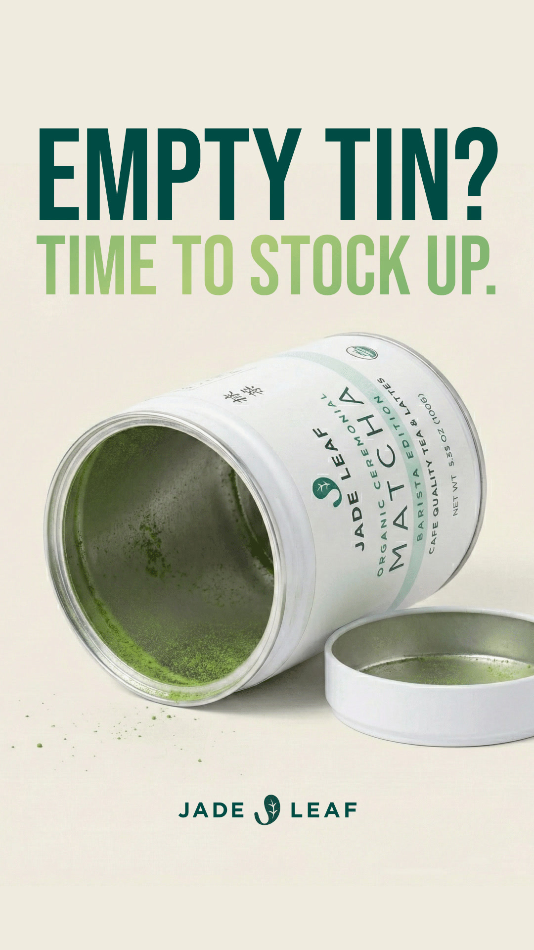 Jade Leaf Matcha Facebook ad from Jun 5, 2026