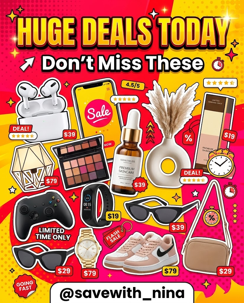 Save with Nina Facebook ad: Stop overpaying for products.