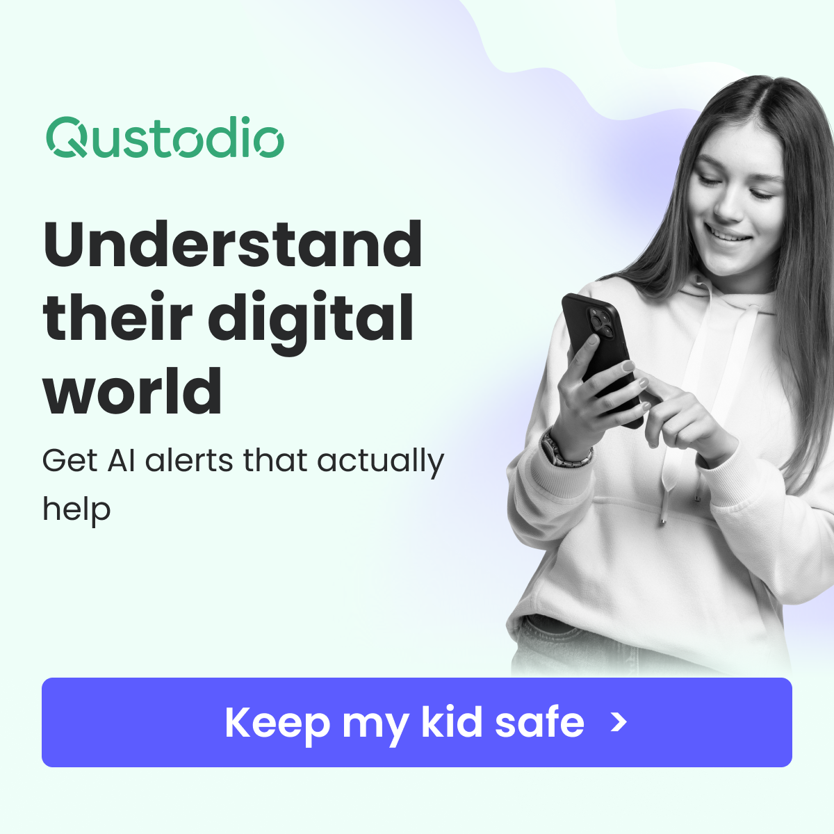 Qustodio Facebook ad