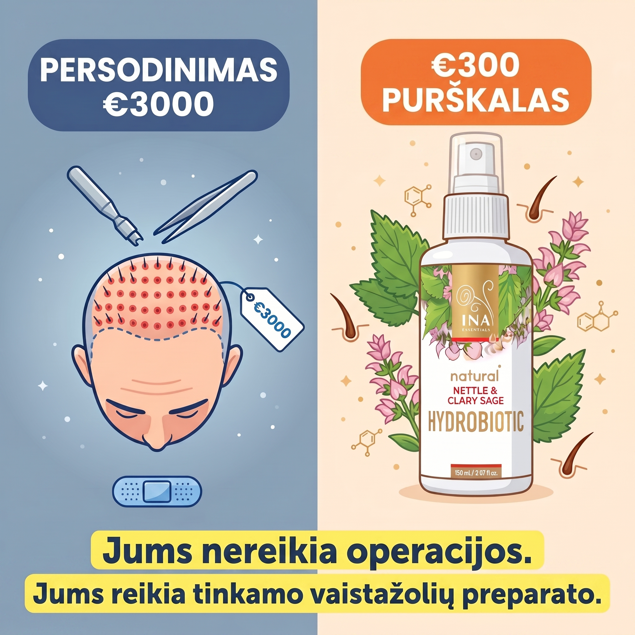 InaEssentials.LT - Ekologiškos kosmetikos šeimos prekės ženklas Facebook ad