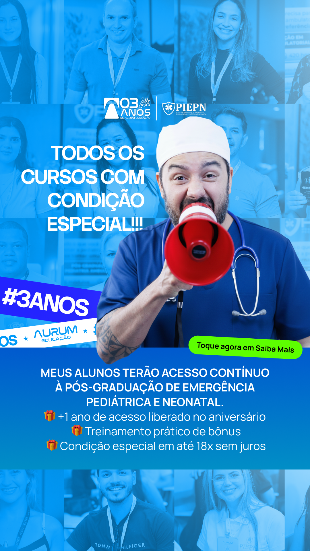 Aurum Educação Facebook ad: PIEPN - Meta Ads