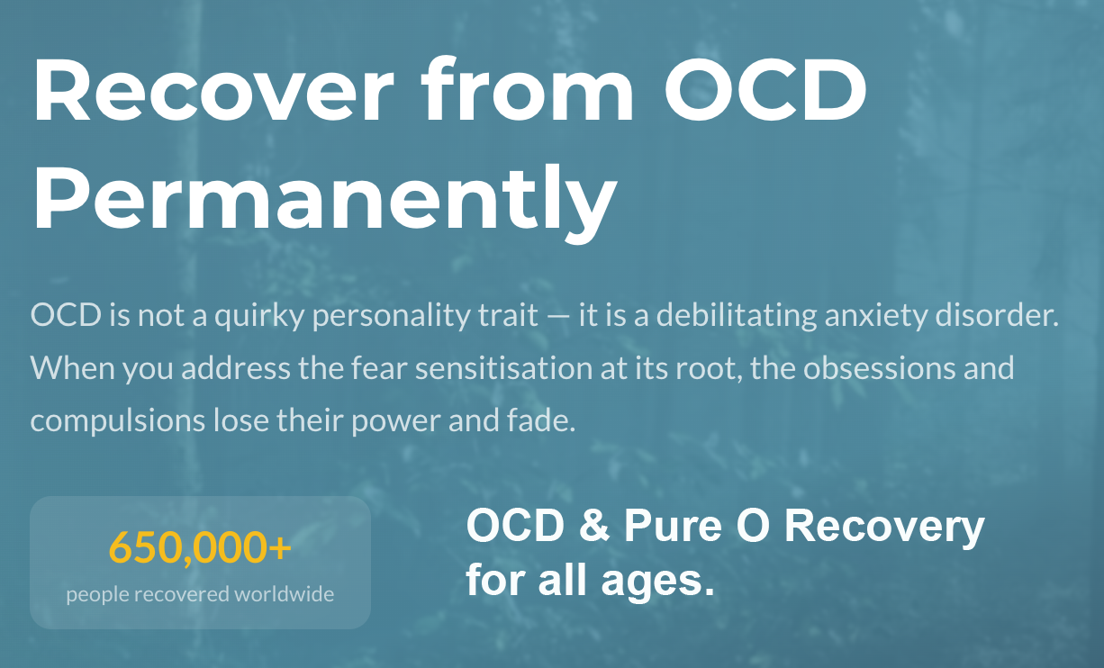 Linden Anxiety Recovery Facebook ad: Recover from OCD. Not just cope.