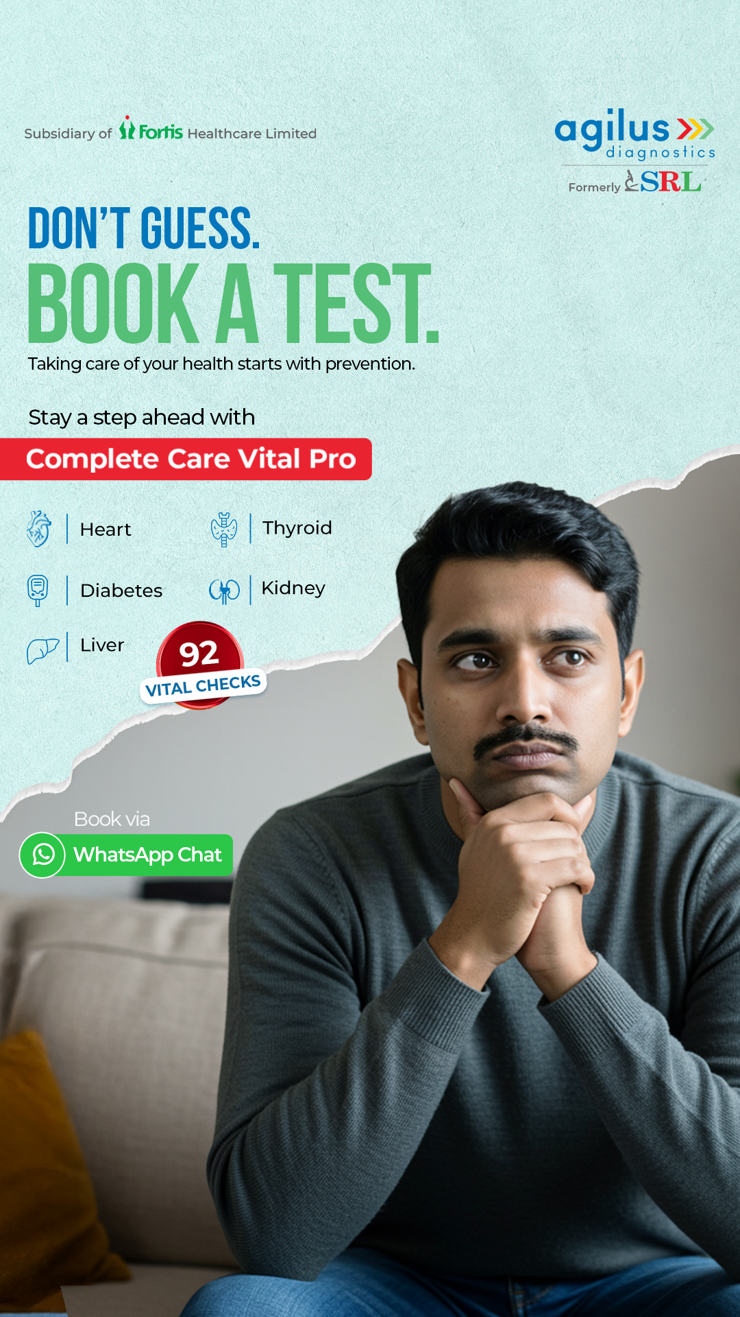 Agilus Diagnostics Facebook ad