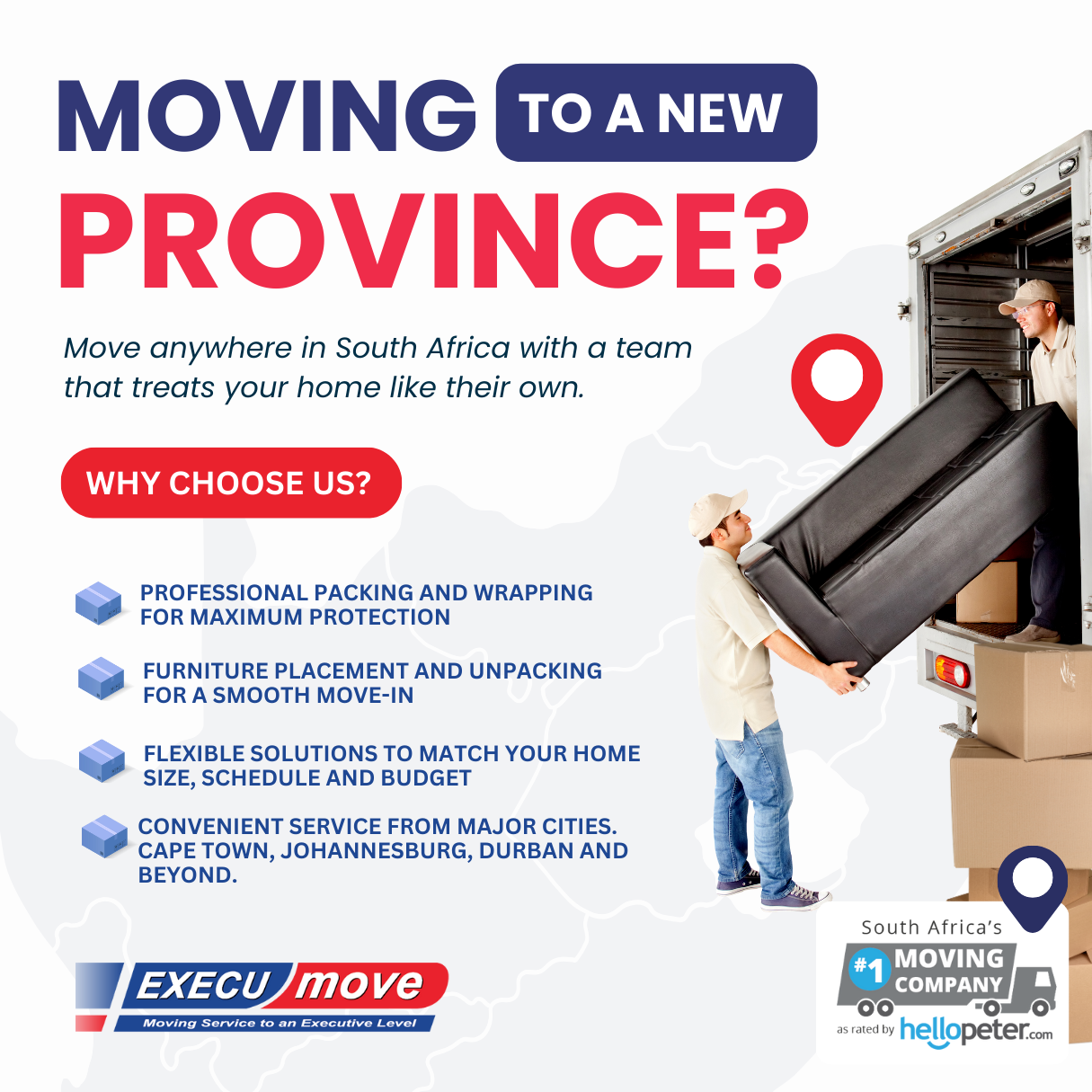 Execu-move Facebook ad: Get Your Quote Today