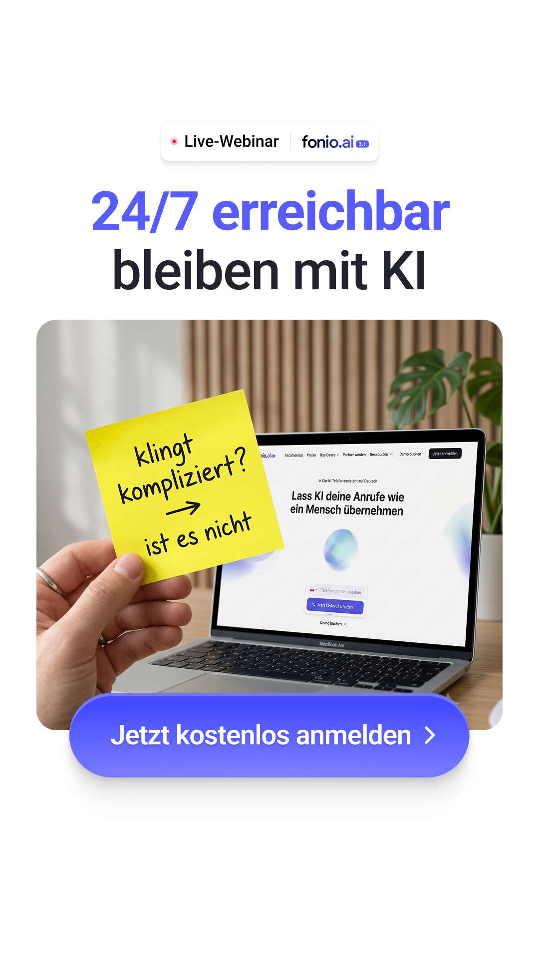 Fonio.ai Facebook ad
