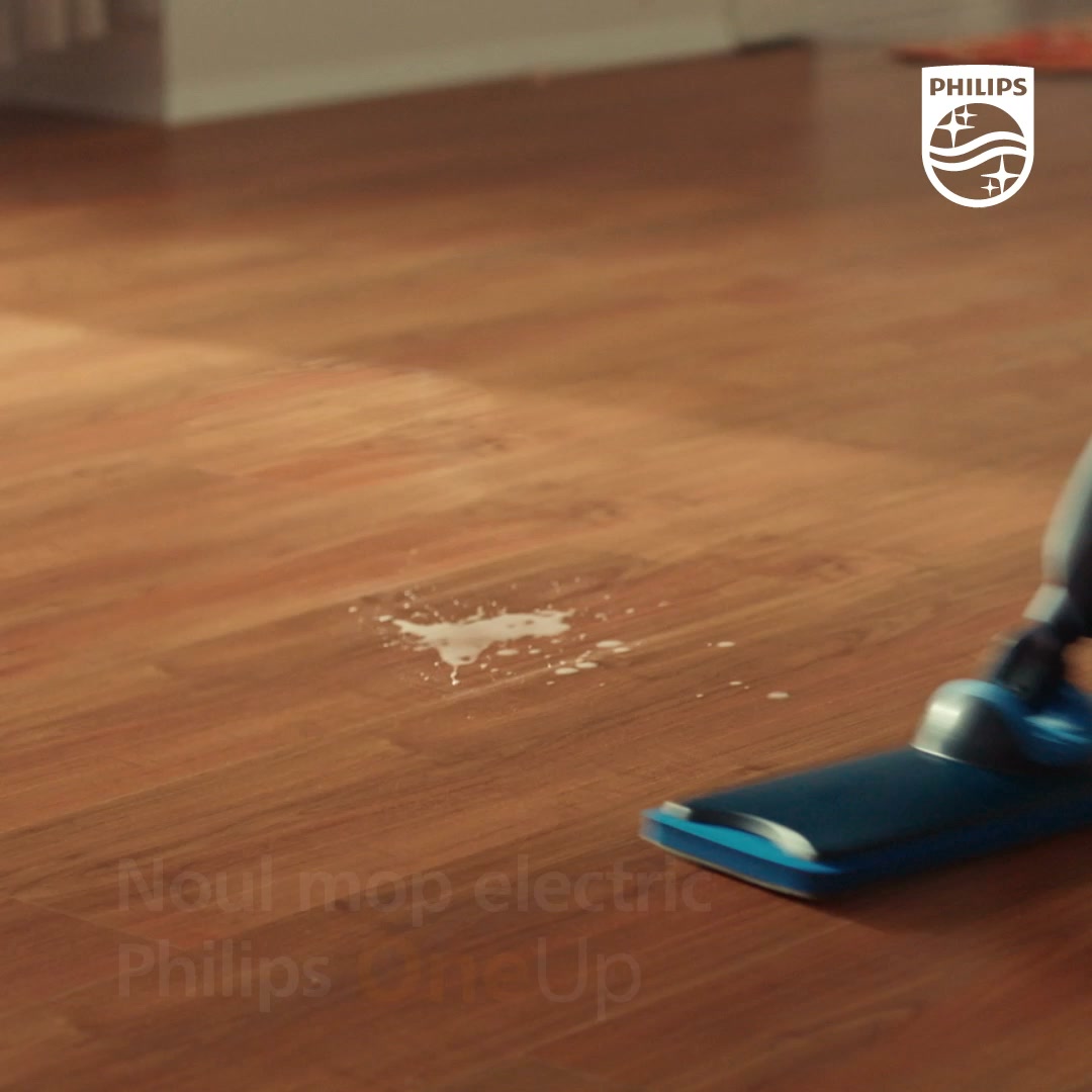Philips Home Living Facebook ad: Spune adio mopului vechi. Încearcă OneUp