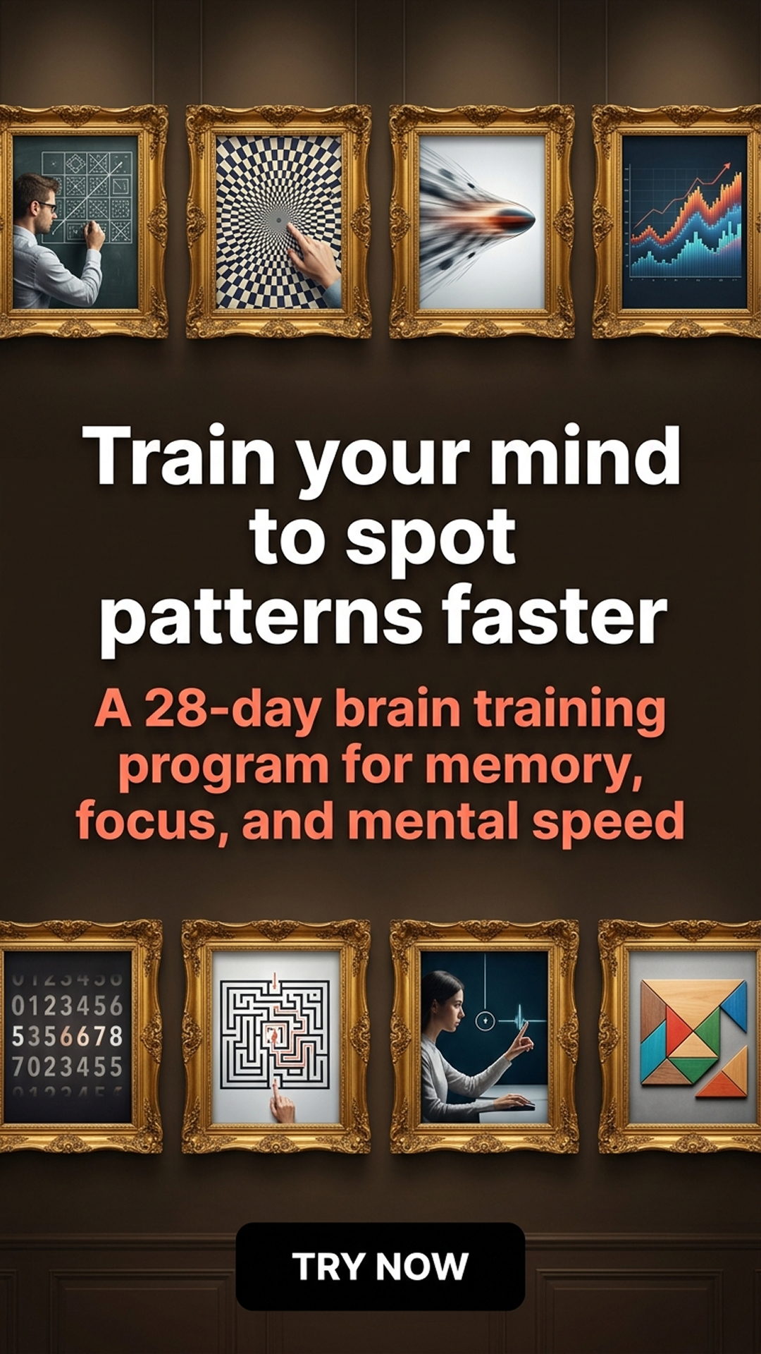 Impulse: Brain Training & Self-Discovery Facebook ad