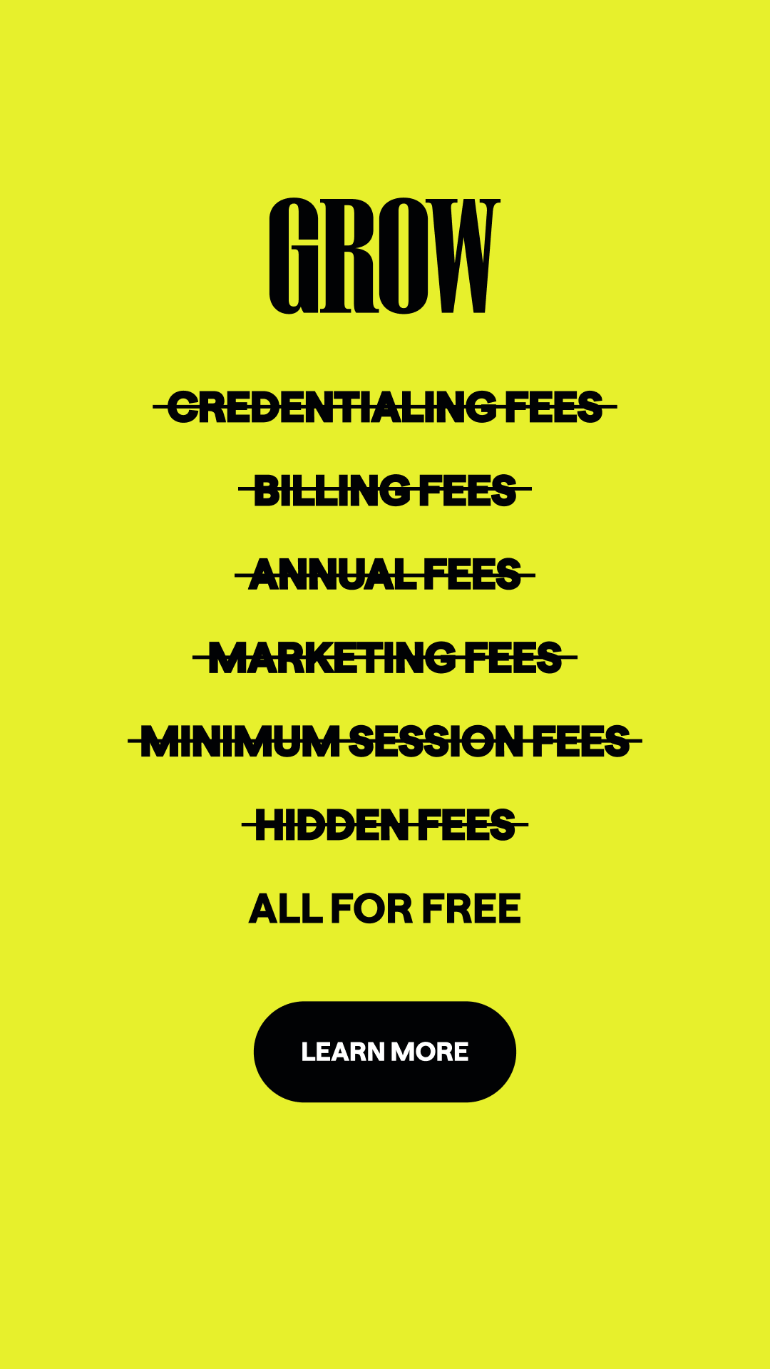Grow Therapy Facebook ad