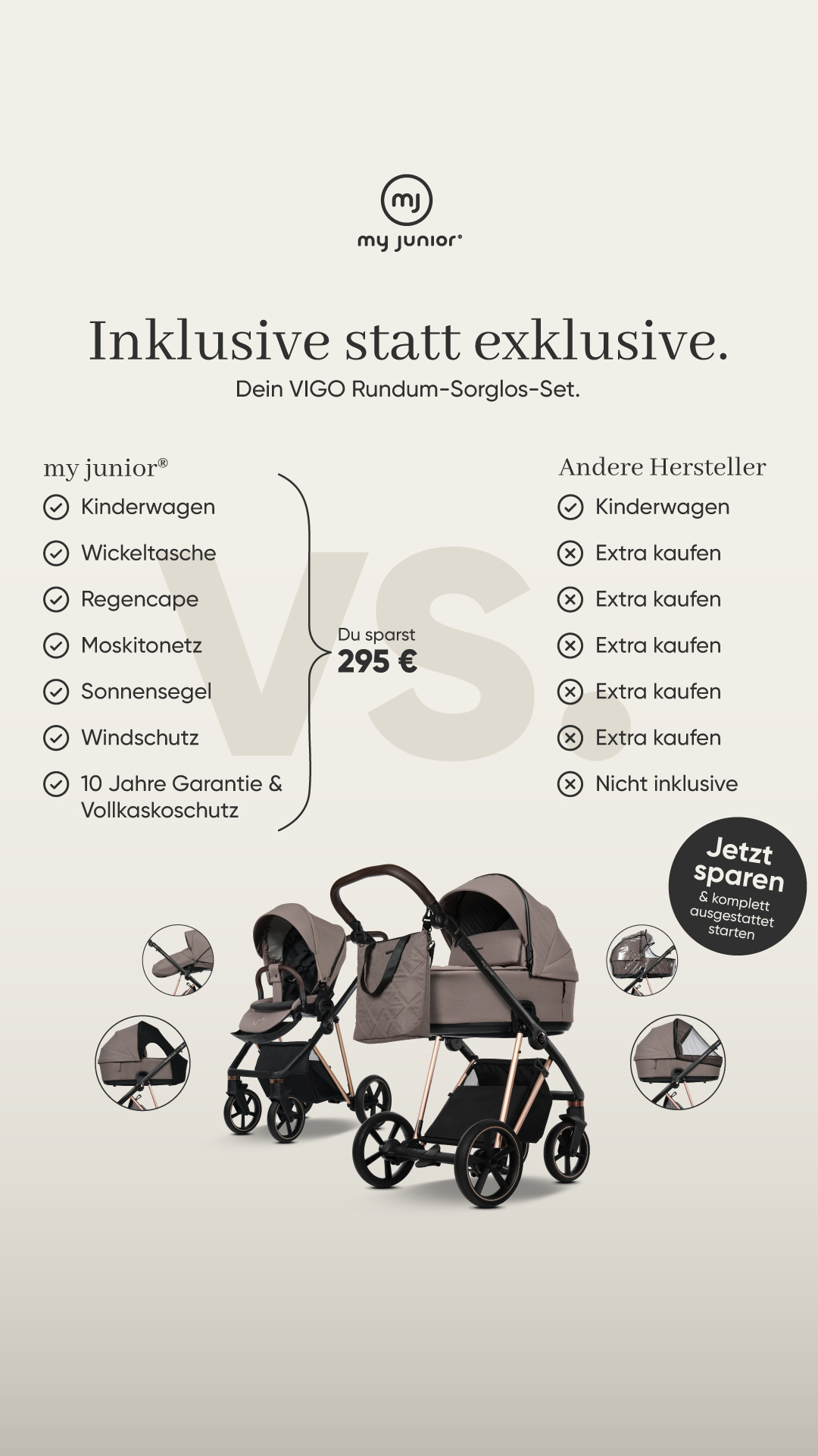 My Junior Kinderwagen Facebook ad