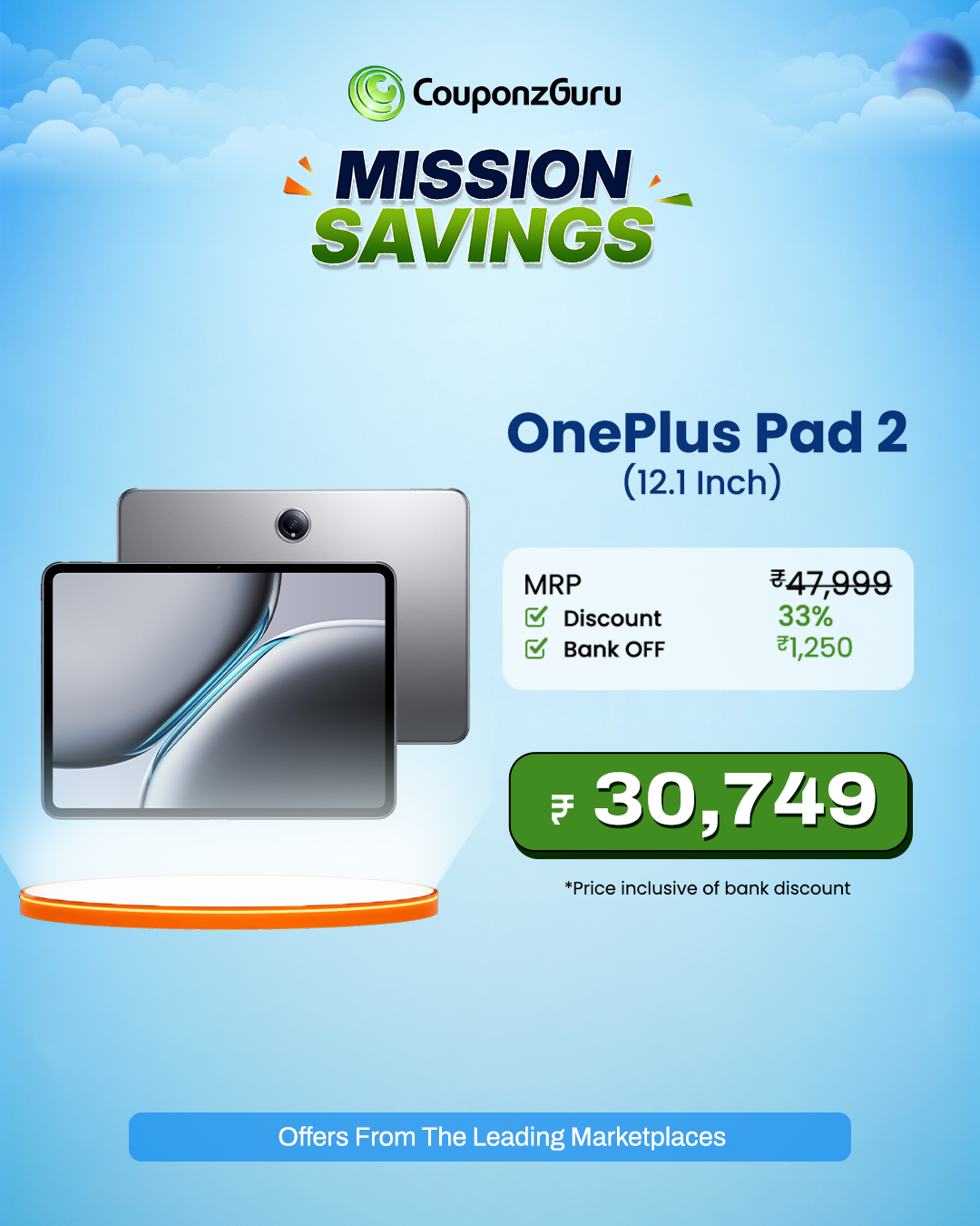 CouponzGuru IN Facebook ad
