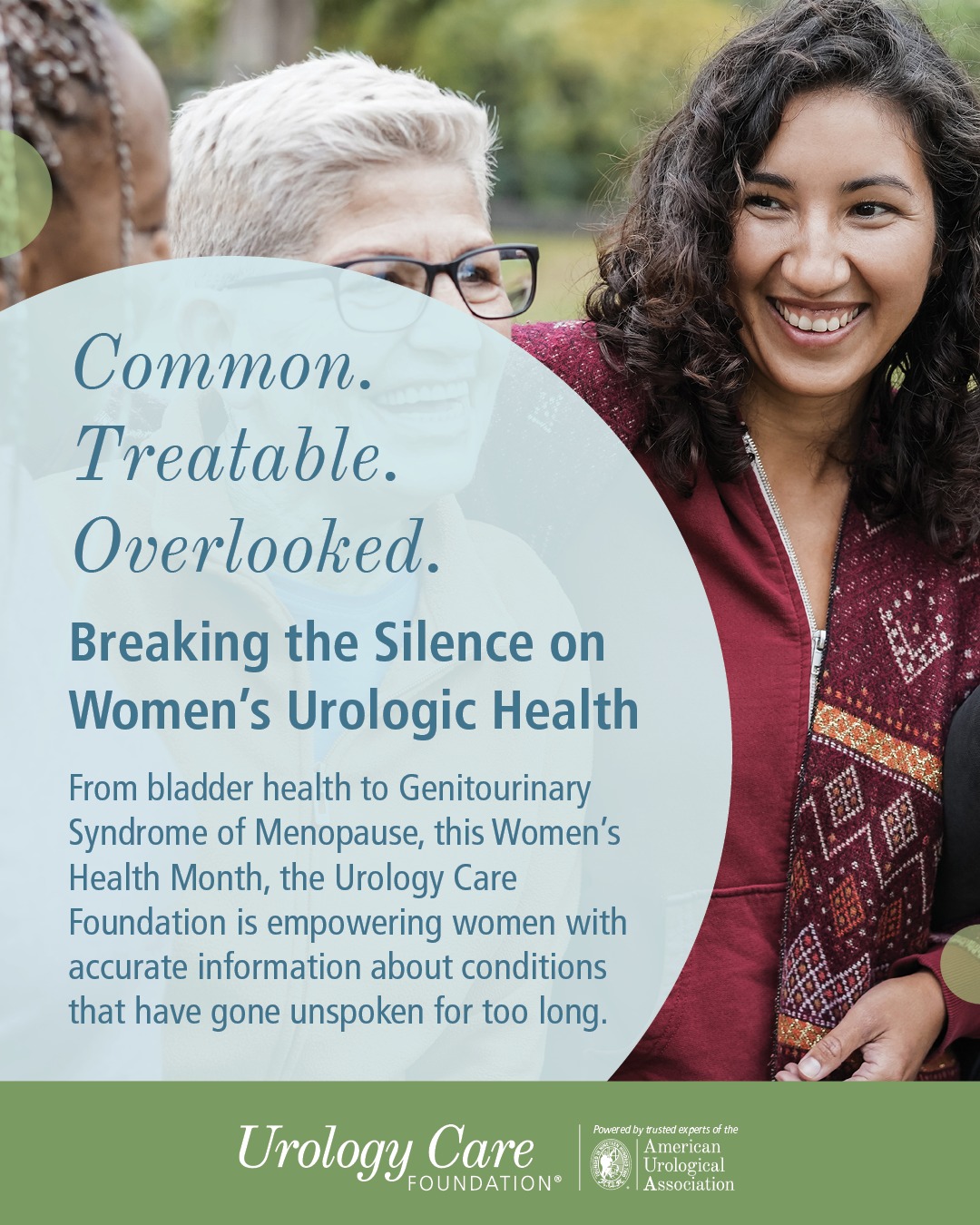 Urology Care Foundation Facebook ad: Women's Health Month - Urology Care Foundation