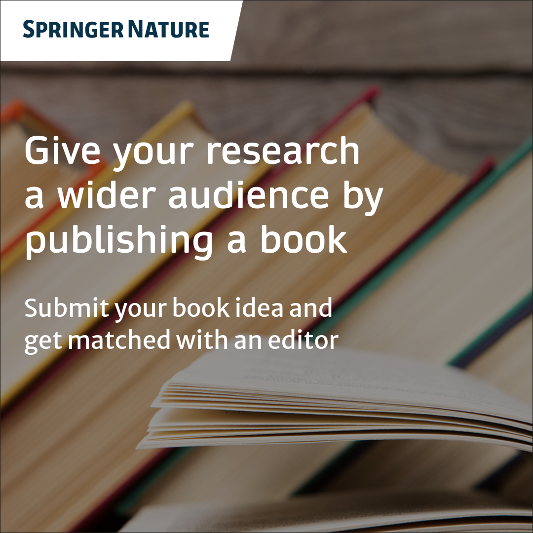 Springer Nature Facebook ad: Become a Book Author