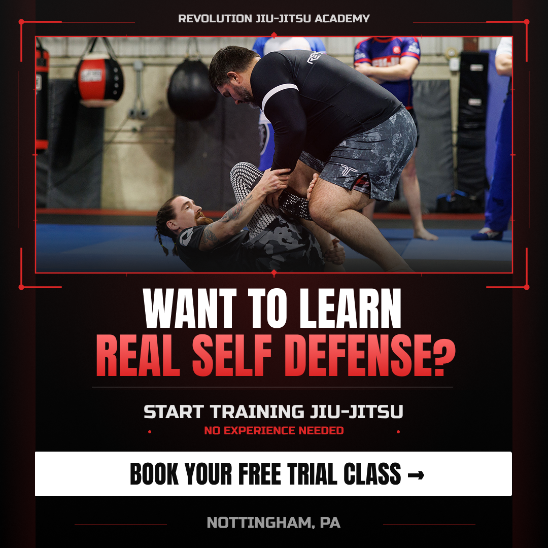 Revolution BJJ, Kickboxing & Fitness Nottingham Facebook ad: Try a FREE Intro Class