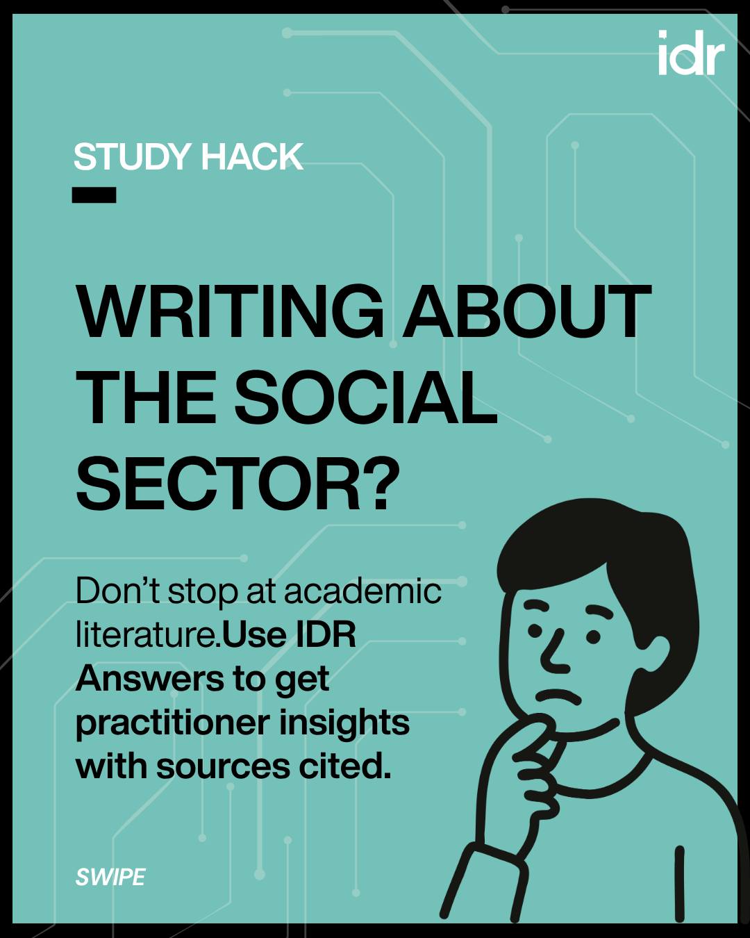 India Development Review Facebook ad: Researching the social sector often means piecing together…
