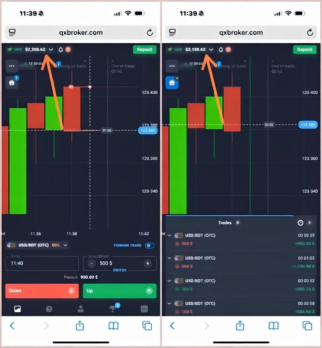 Umar Trader Facebook ad: Chat with us