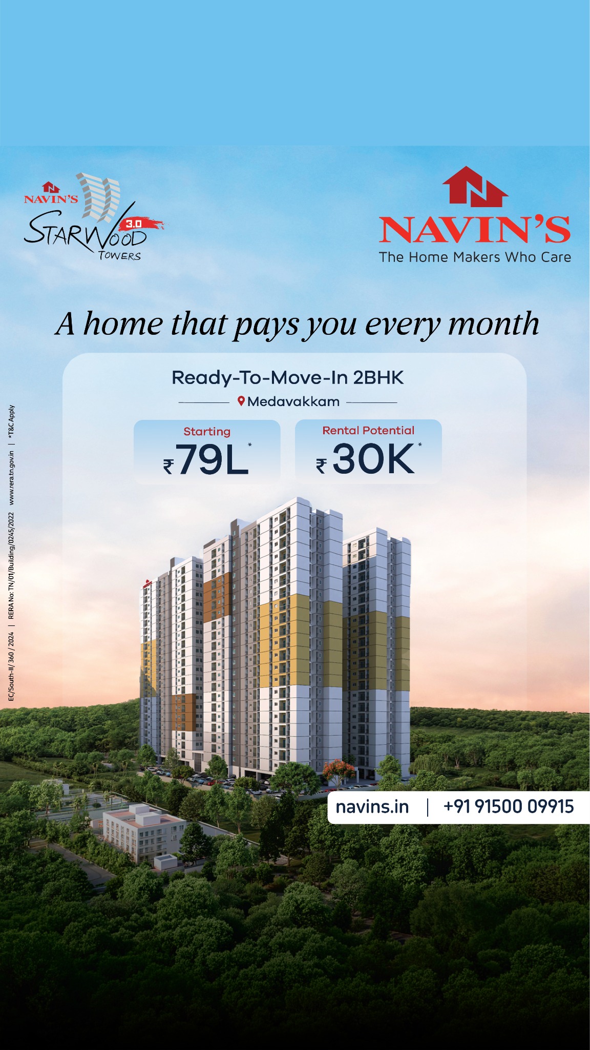 Navin's Facebook ad