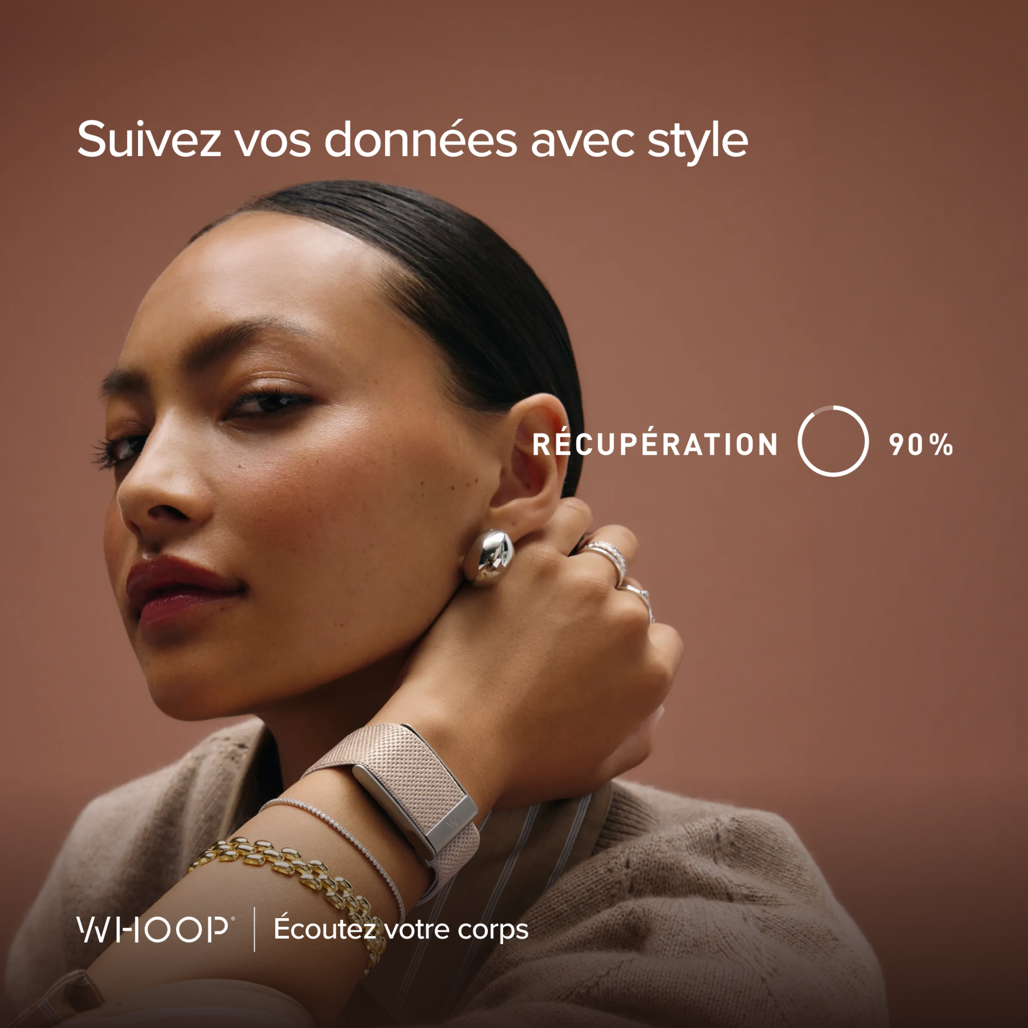 WHOOP Facebook ad: WHOOP s’intègre naturellement à votre quotidien, vous…