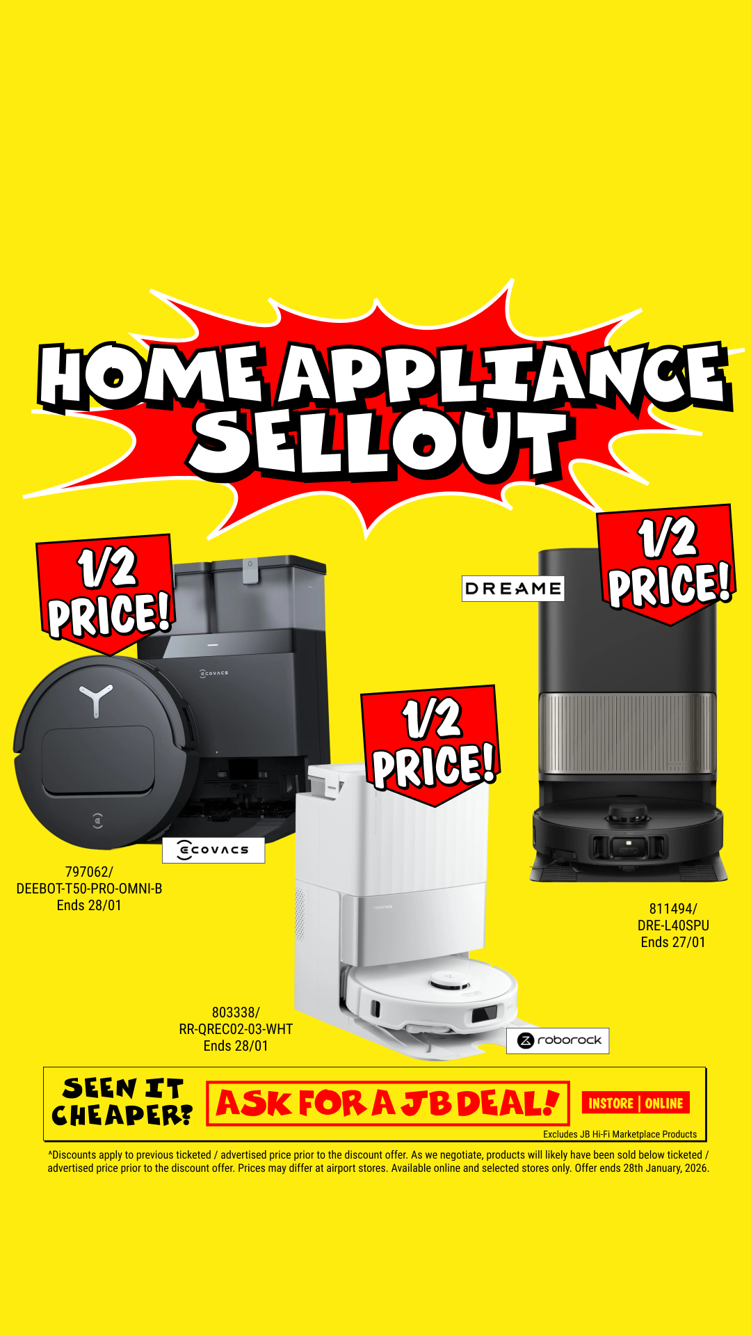 JB Hi-Fi Facebook ad