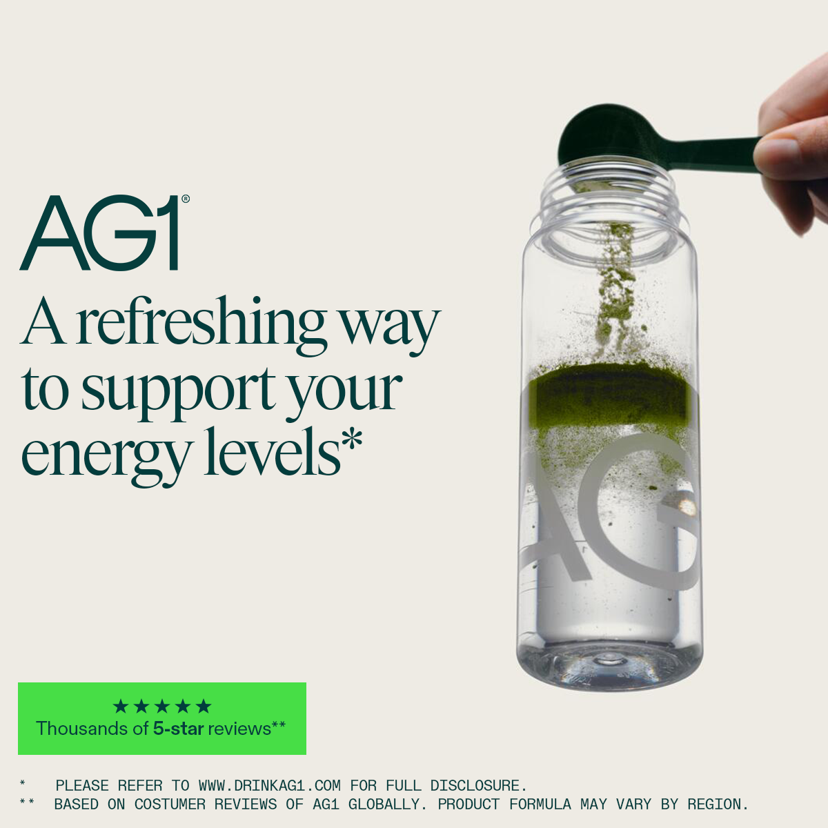 AG1 by Athletic Greens Facebook ad