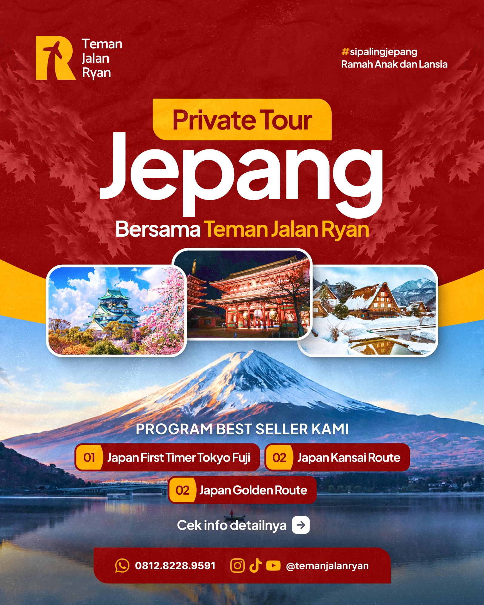 Teman Jalan Ryan Facebook ad: Mimpi liburan ke Jepang bareng keluarga besar, tapi…