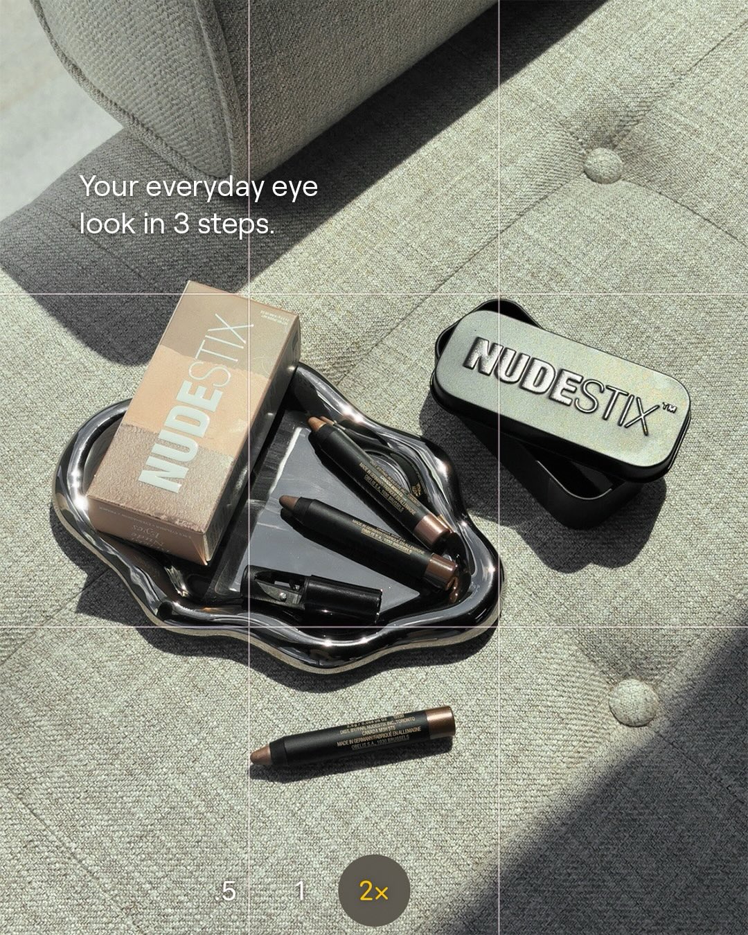 Nudestix Facebook ad: Makeup That Multi-Tasks
