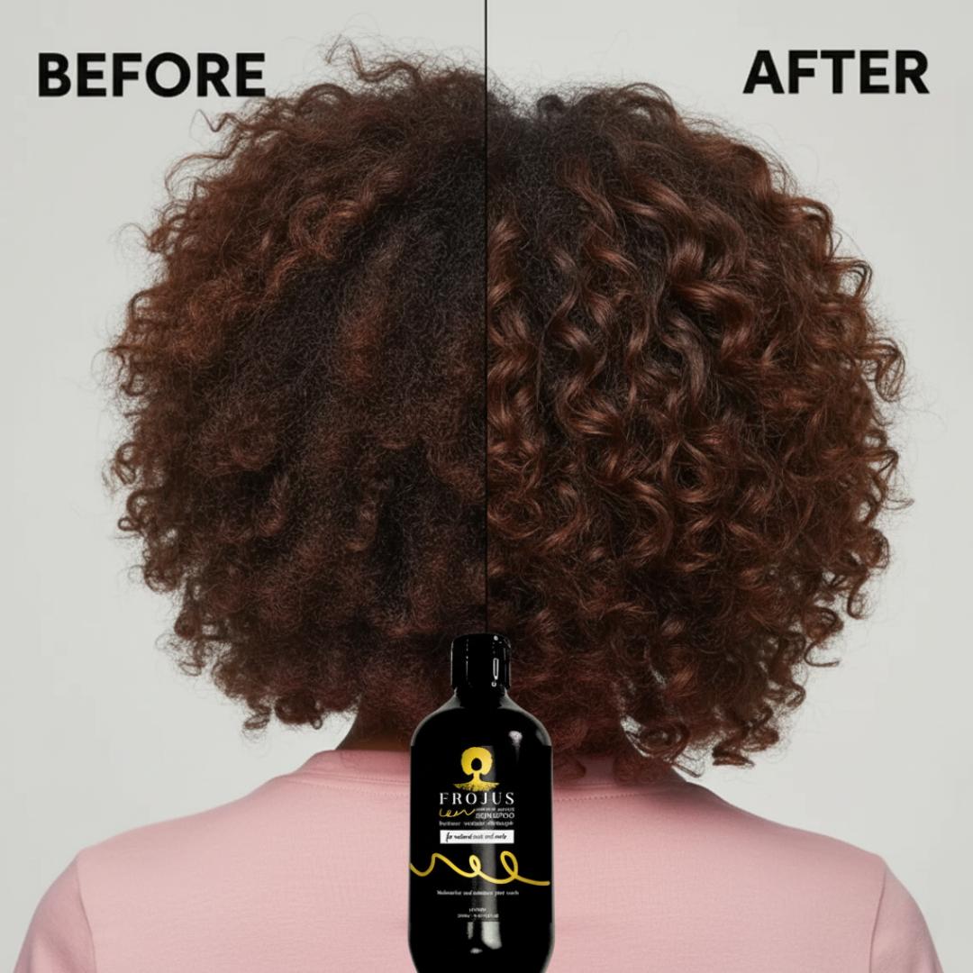 Frojus - Curly Hair Products Facebook ad: Your best curls start here.