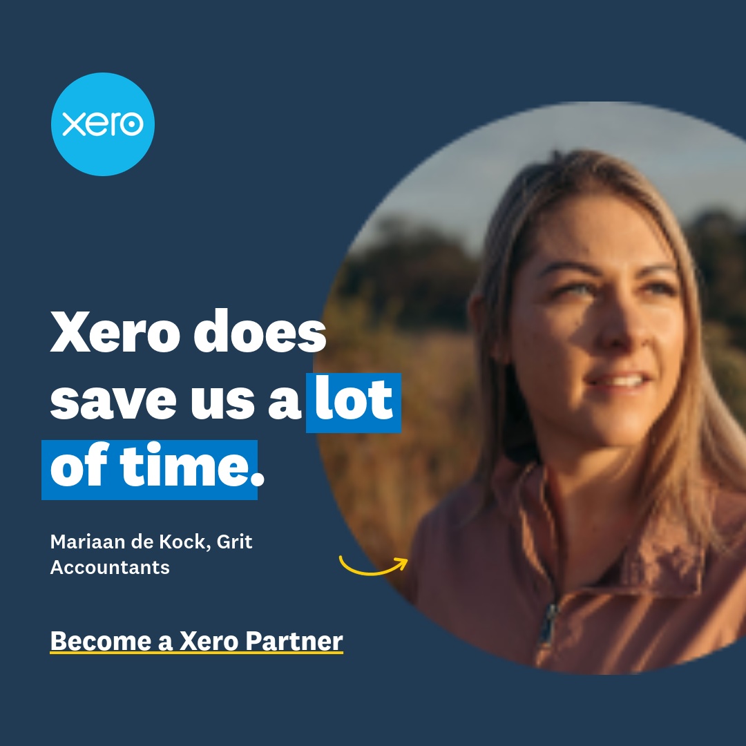 Xero Facebook ad: Become a Xero partner