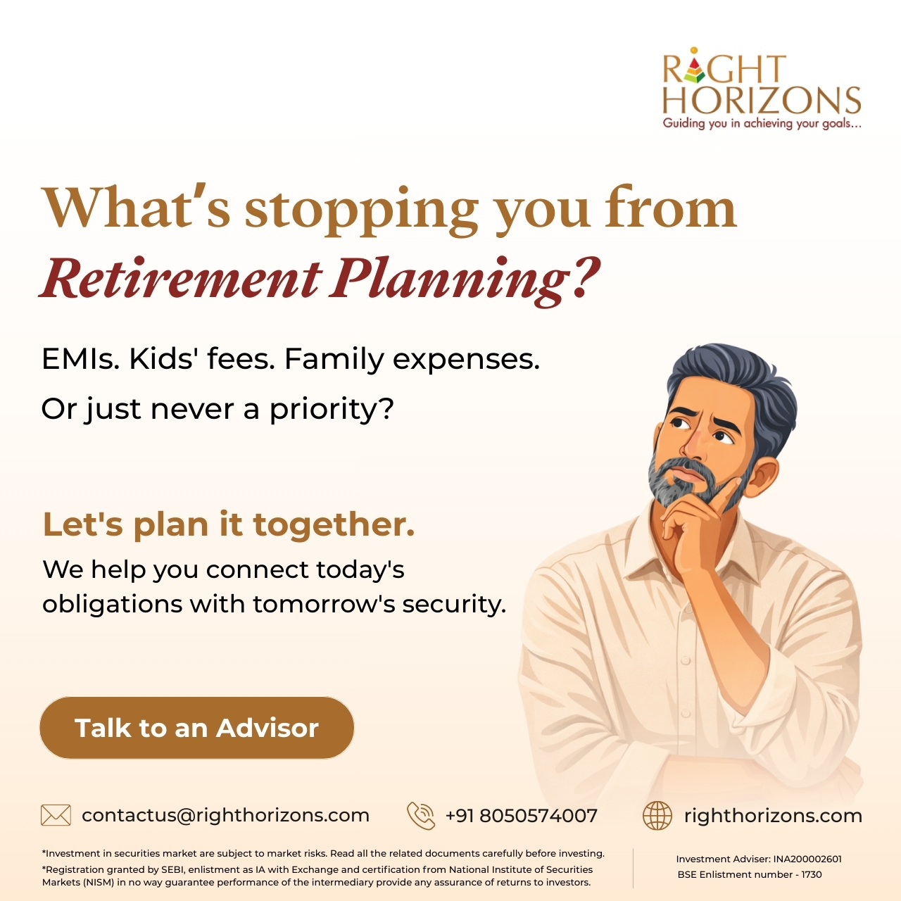 Right Horizons Wealth Facebook ad