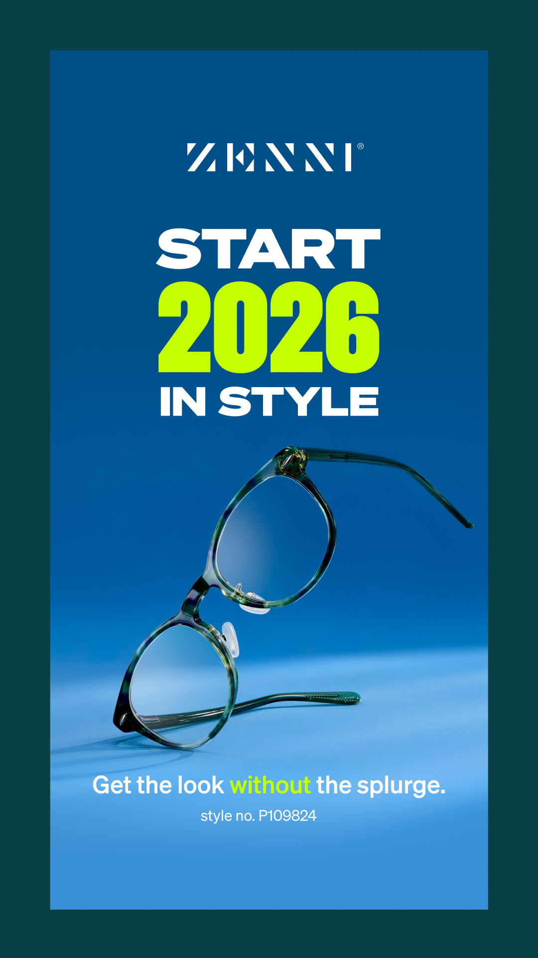 Zenni Optical Facebook ad