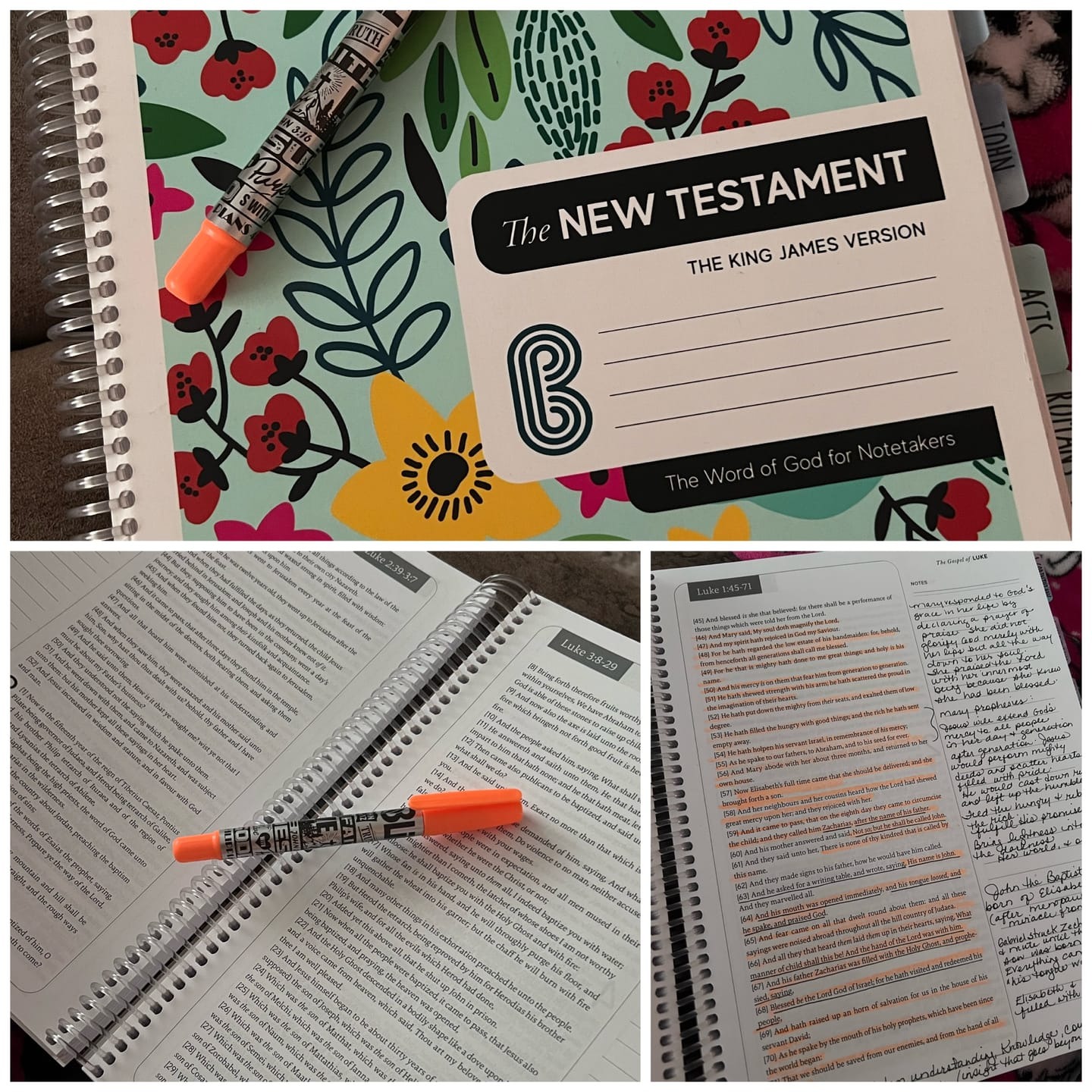 Spiral Bible Customers Facebook ad: Spiral Bible - The Bible for Notetakers