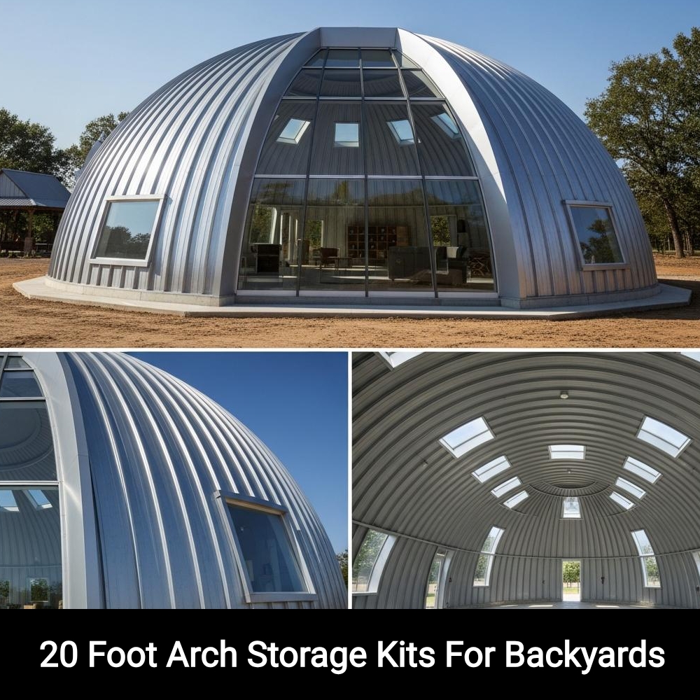 SearchLynk Junction Facebook ad: 20 Foot Arch Storage Kits For Backyards!