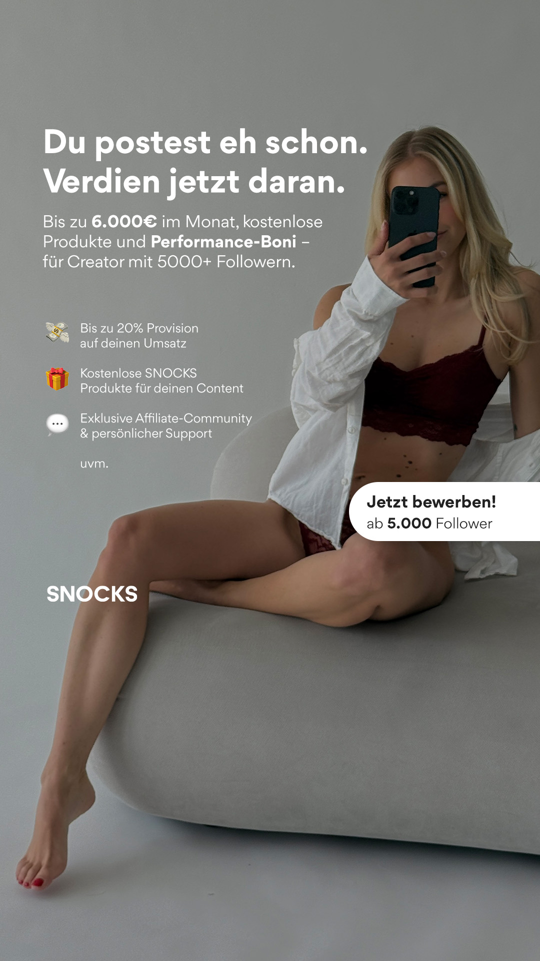 Snocks Facebook ad