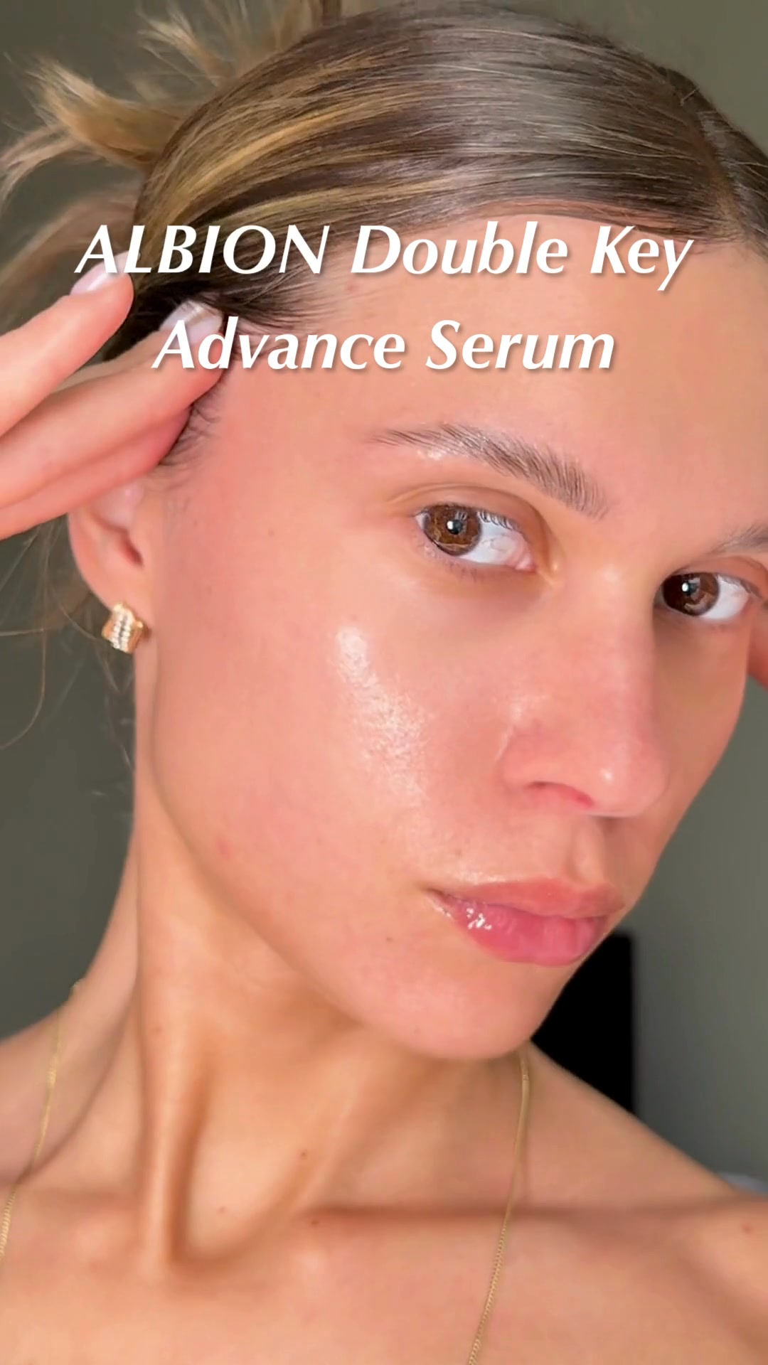 Albion Skincare Facebook ad: Unlock Timeless Vitality with EXCIA DOUBLE KEY ADVANCE SERUM