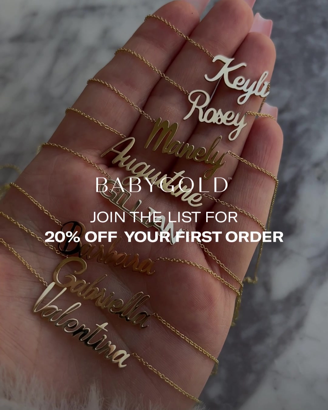 BabyGold Facebook ad: Get 20% Off Your First Order