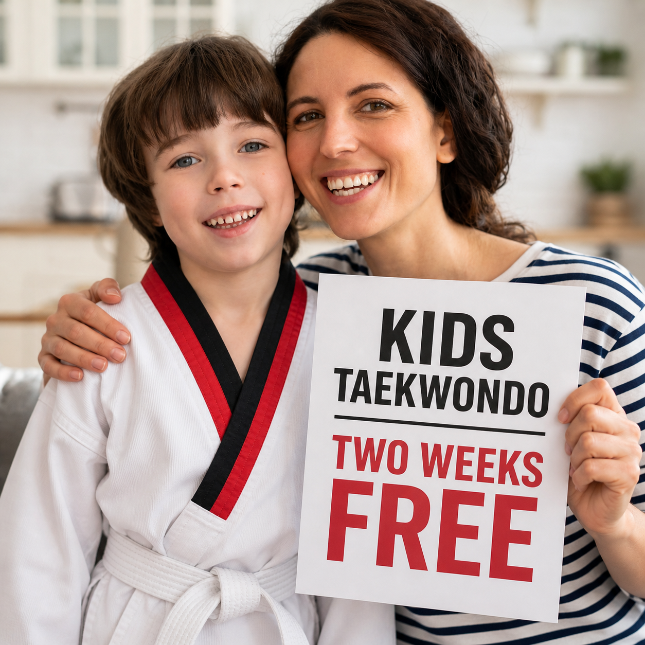 Academy of Life and Leadership Taekwondo Facebook ad