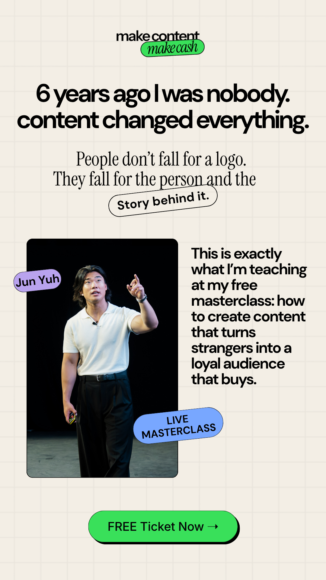 Jun Yuh Facebook ad