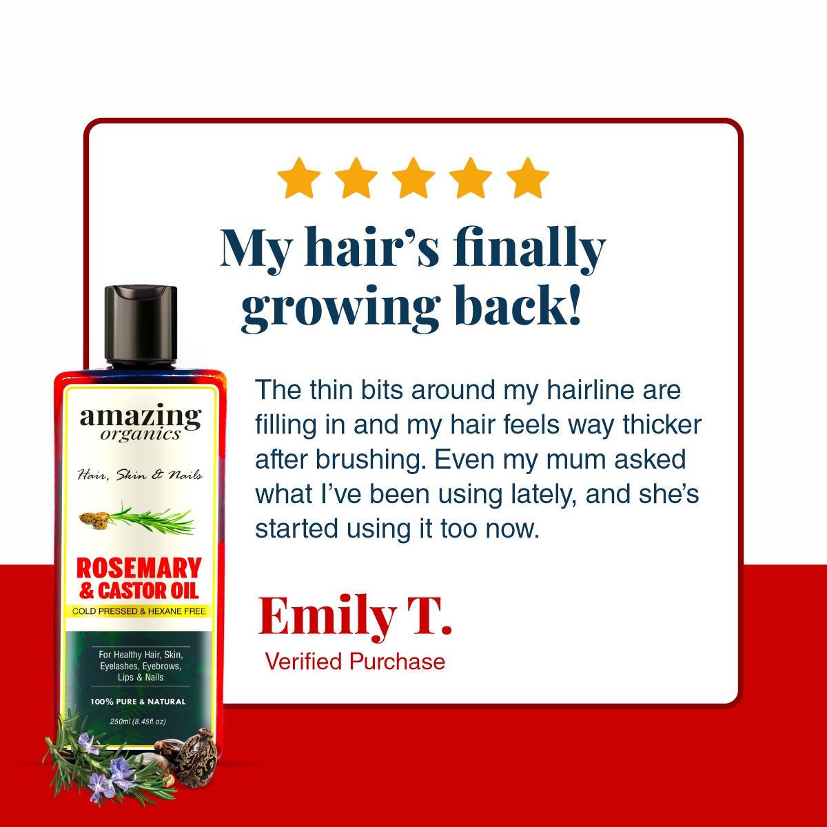 Amazing Organics Australia Facebook ad