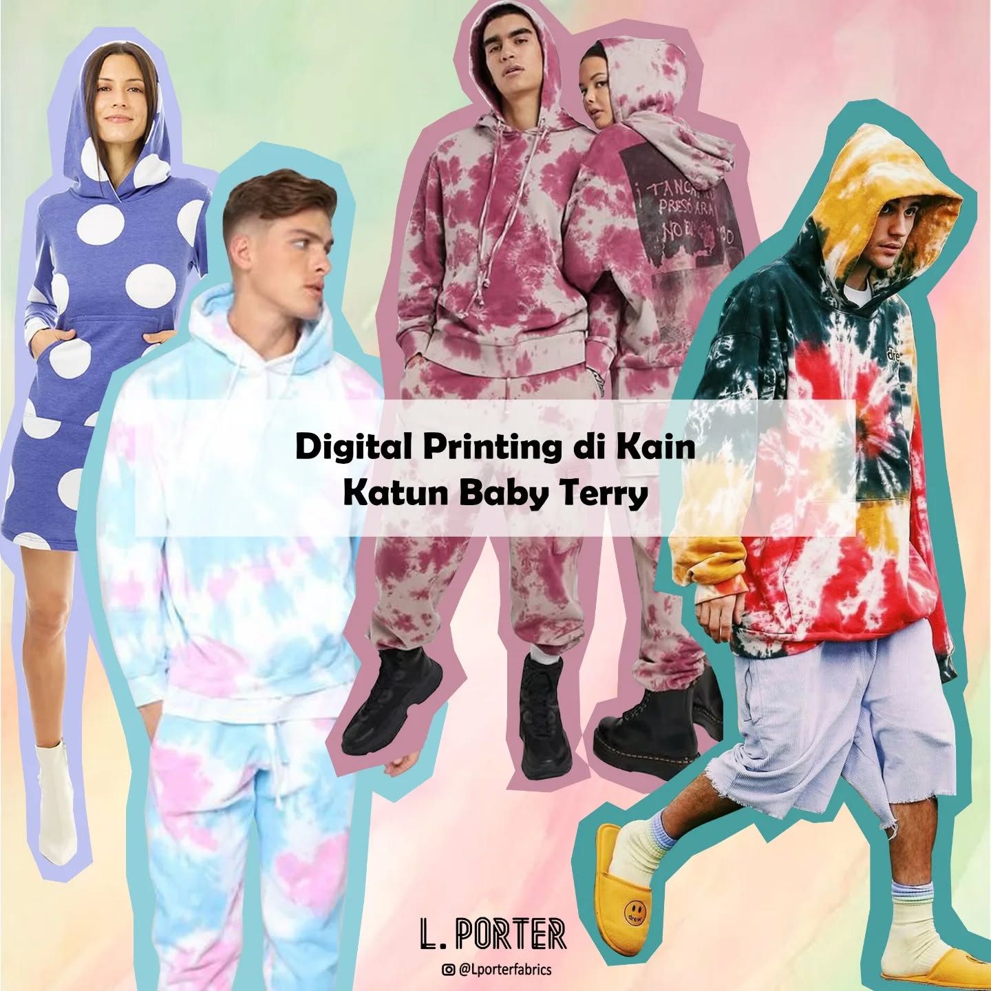 L. Porter Fabrics Facebook ad: Bosen dengan design hoodie yang cuma segede A4?