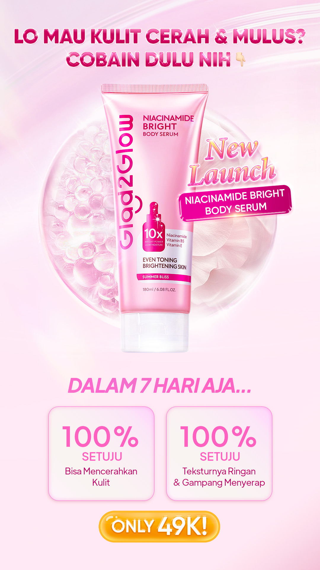 Glad 2 Glow.Indonesia  Facebook ad