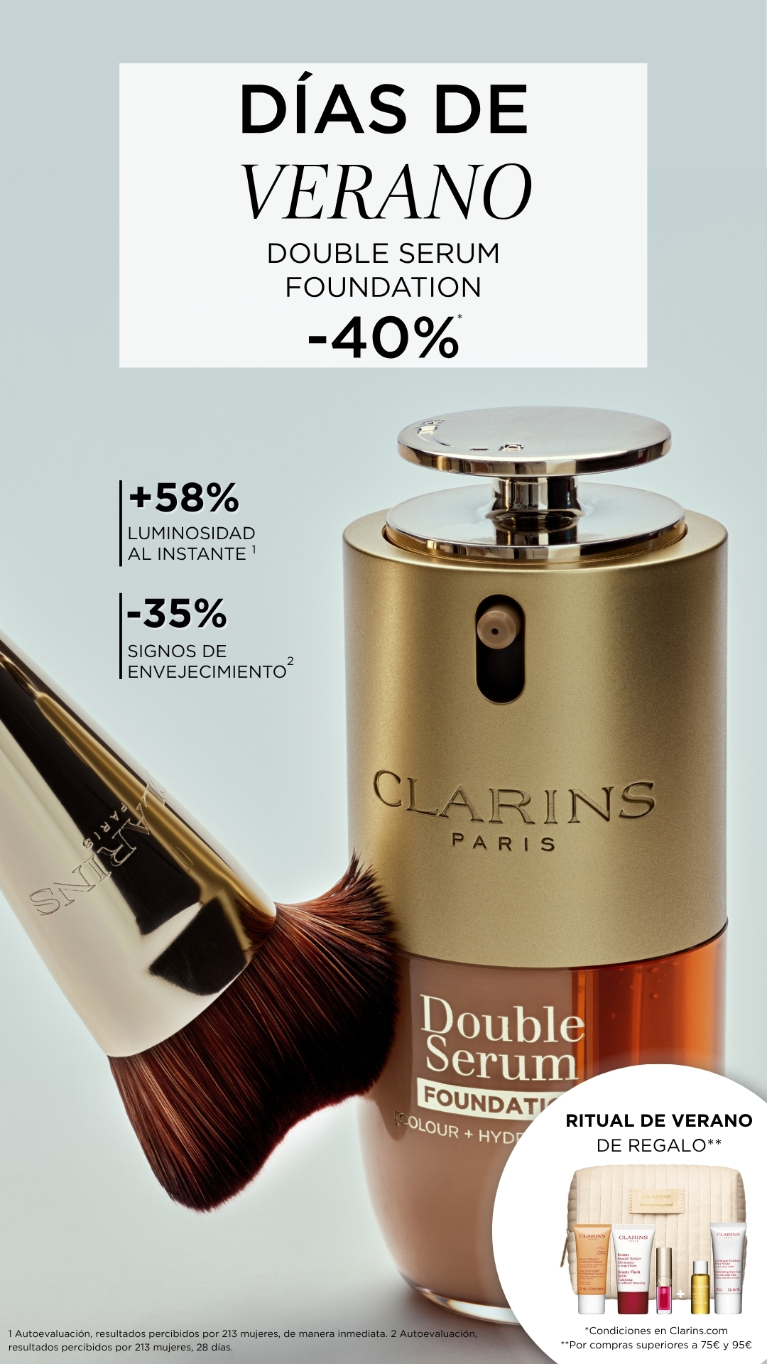 Clarins Facebook ad