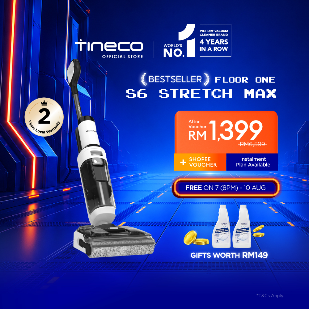 Tineco Facebook ad: Save big with Tineco shop on Shopee!