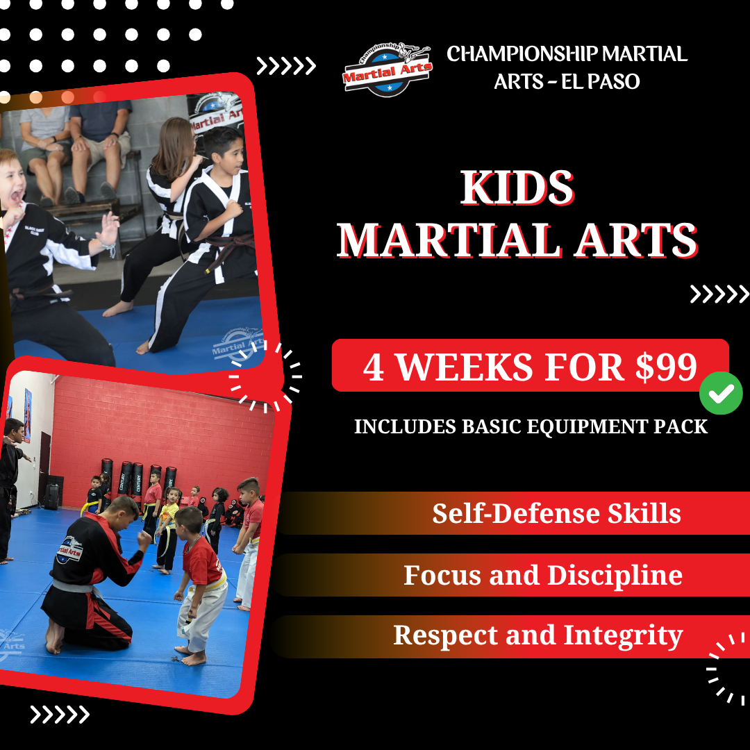 Championship Martial Arts-El Paso Facebook ad