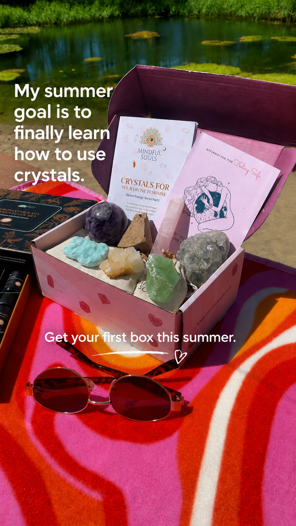 Crystal Healing Stones Facebook ad