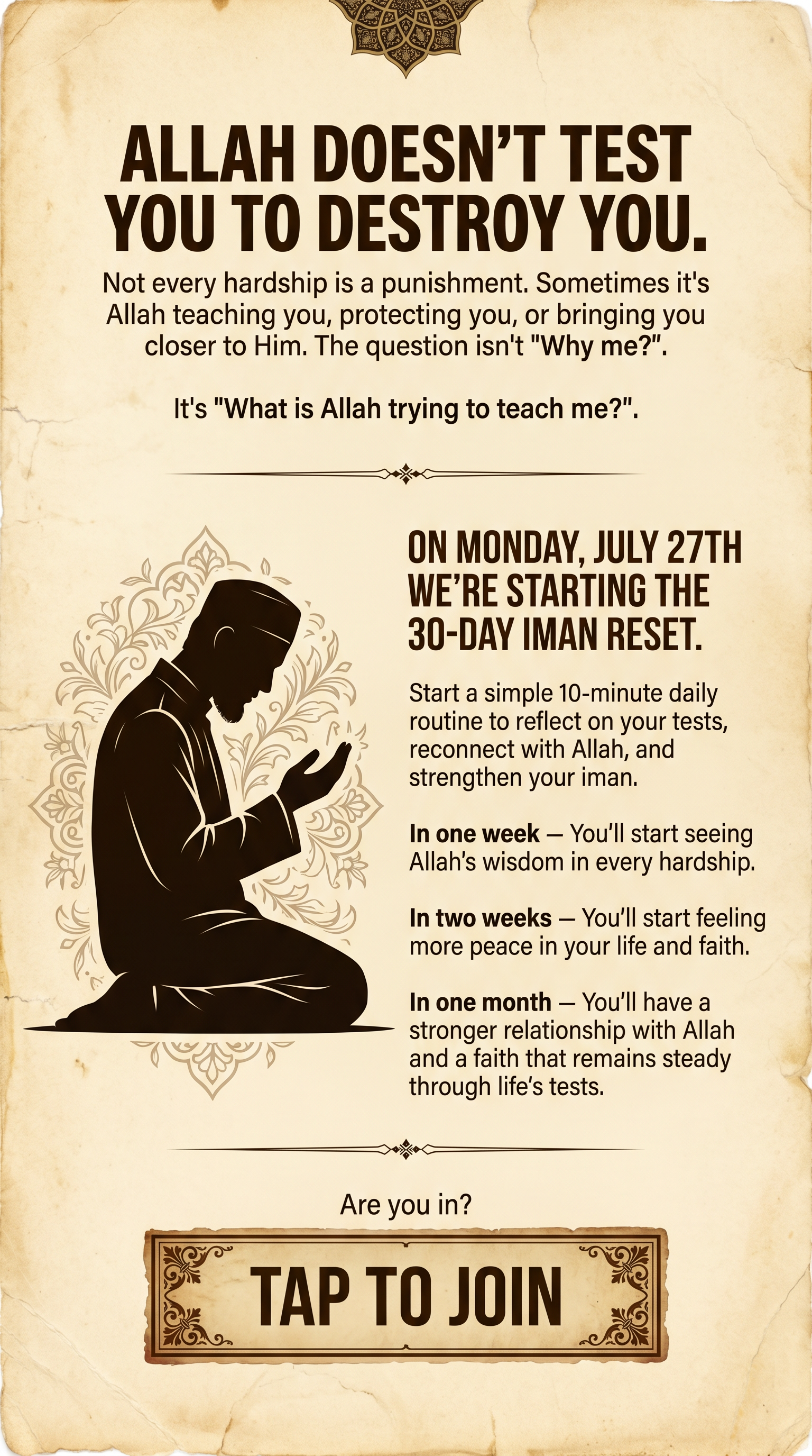Imam Advice Daily Facebook ad