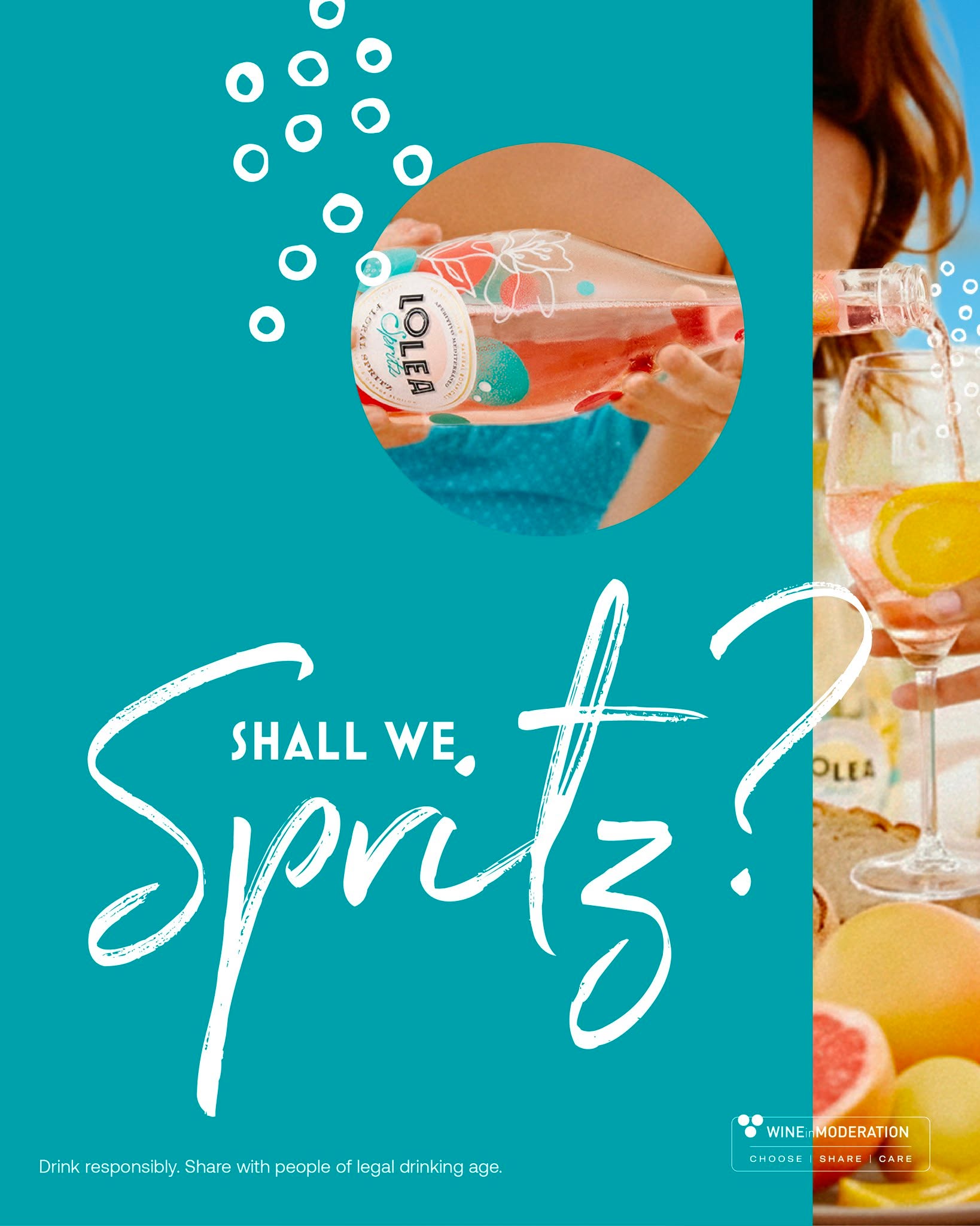 Lolea Facebook ad: Thursday mood: Shall we spritz?