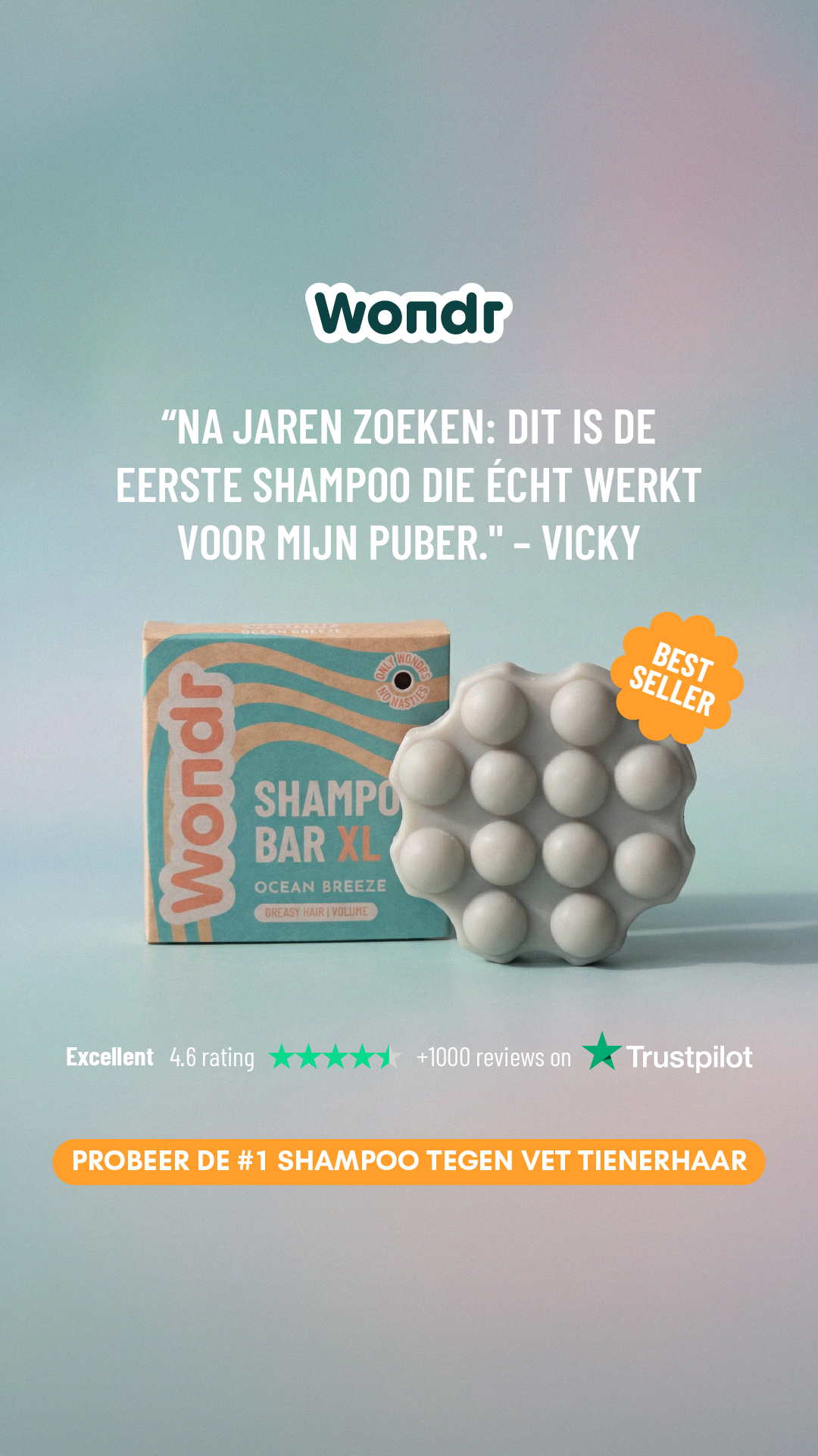 WONDR care Facebook ad