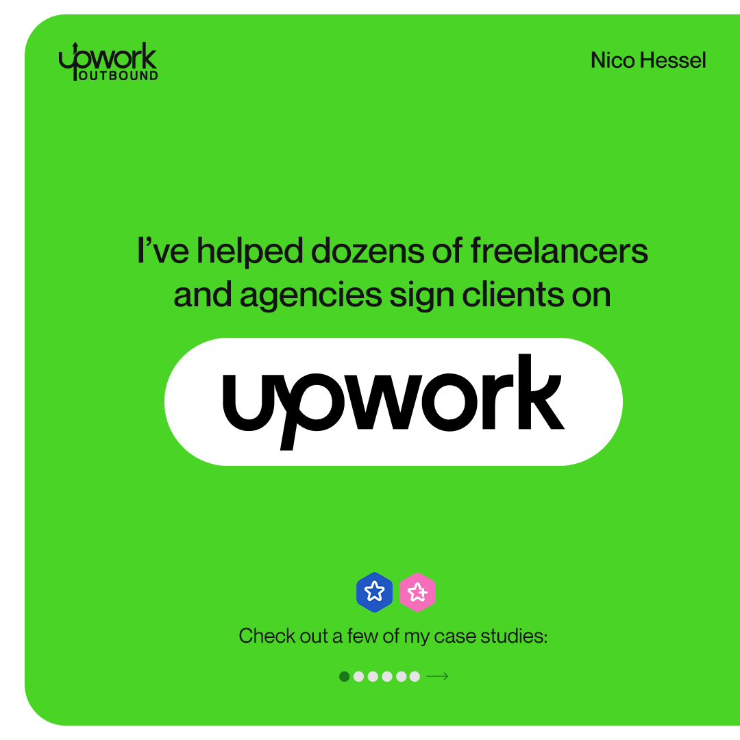 Upwork Outbound Facebook ad