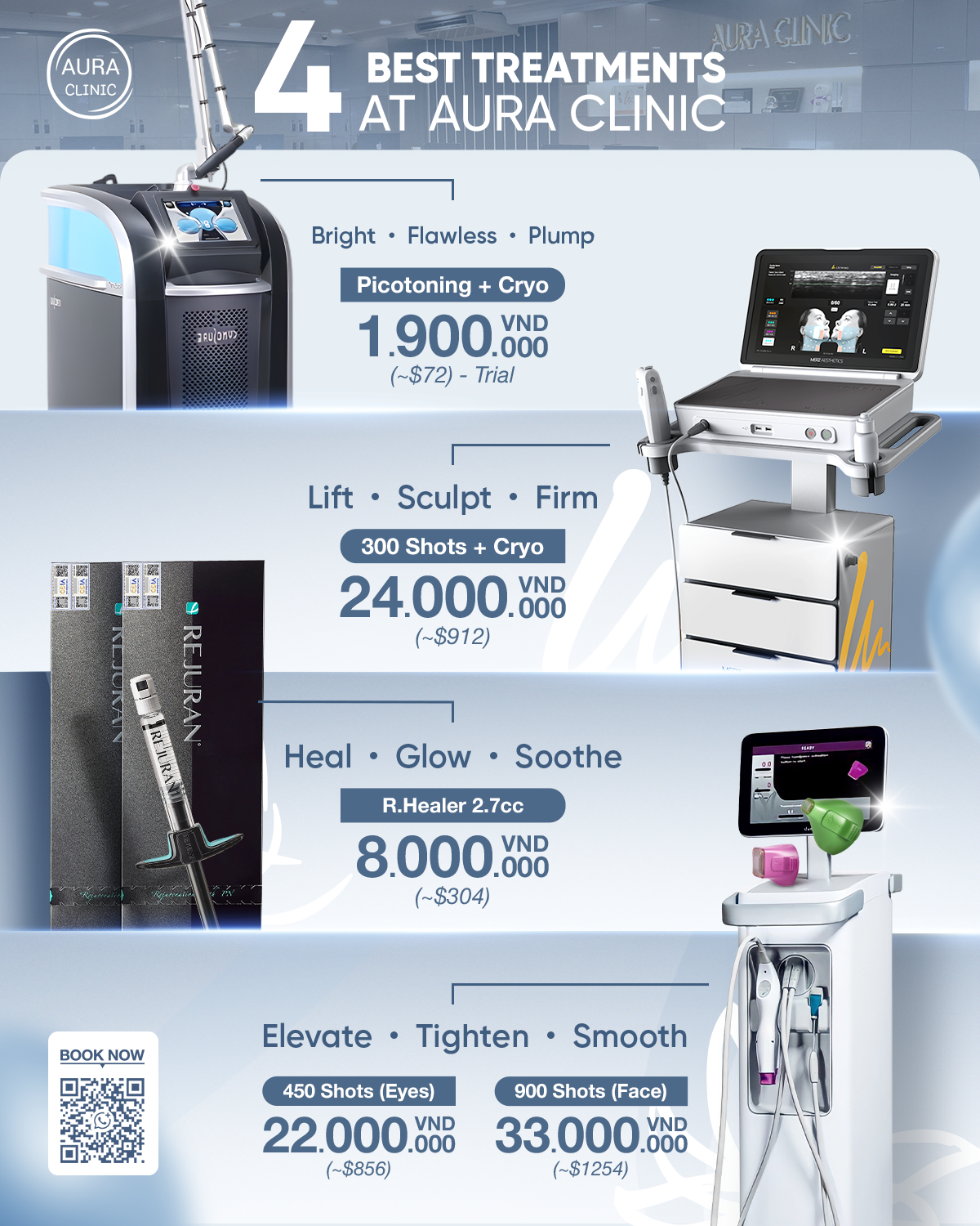 Aura Clinic Vietnam Facebook ad: Don't Miss Out!