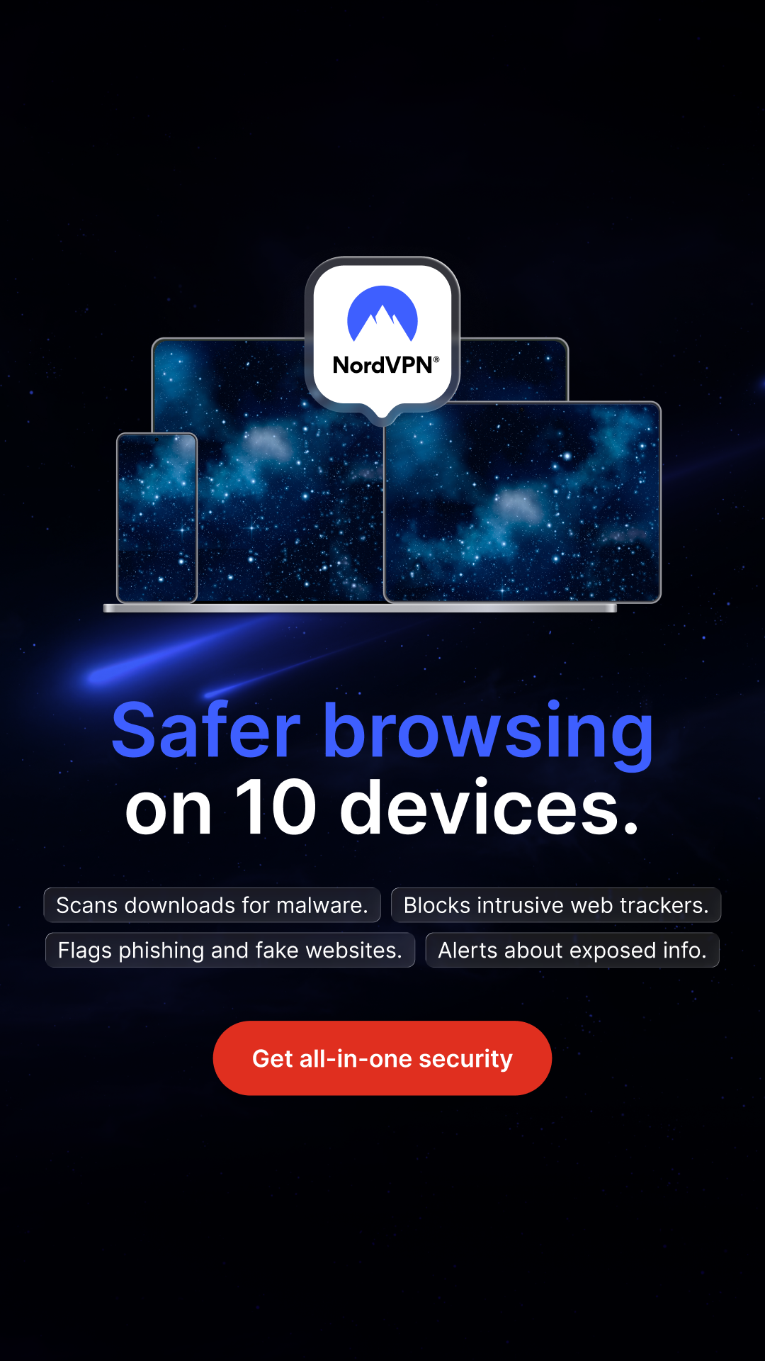 NordVPN Facebook ad