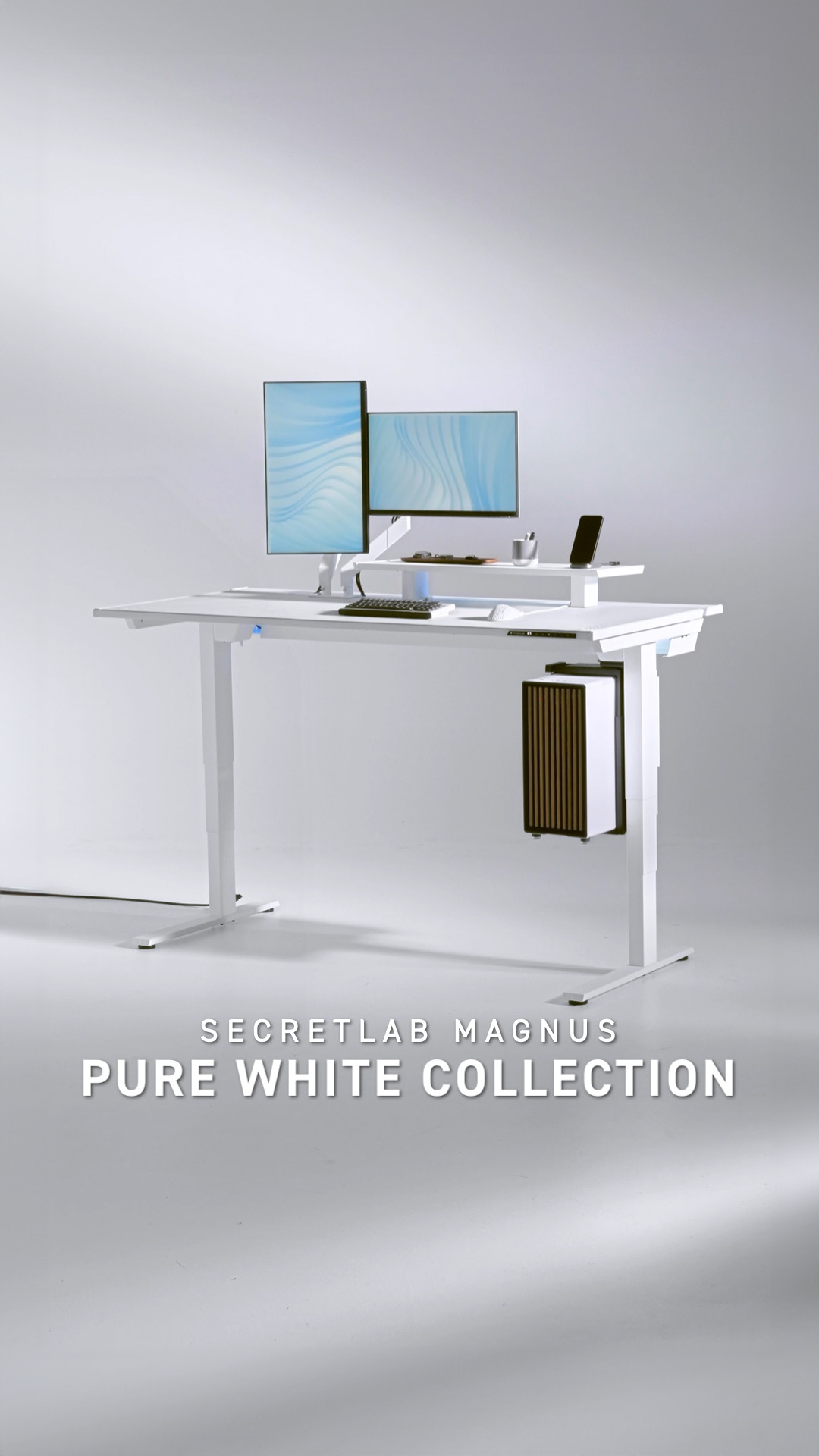 Secretlab Facebook ad: Stay organized with MAGNUS Pro Pure White